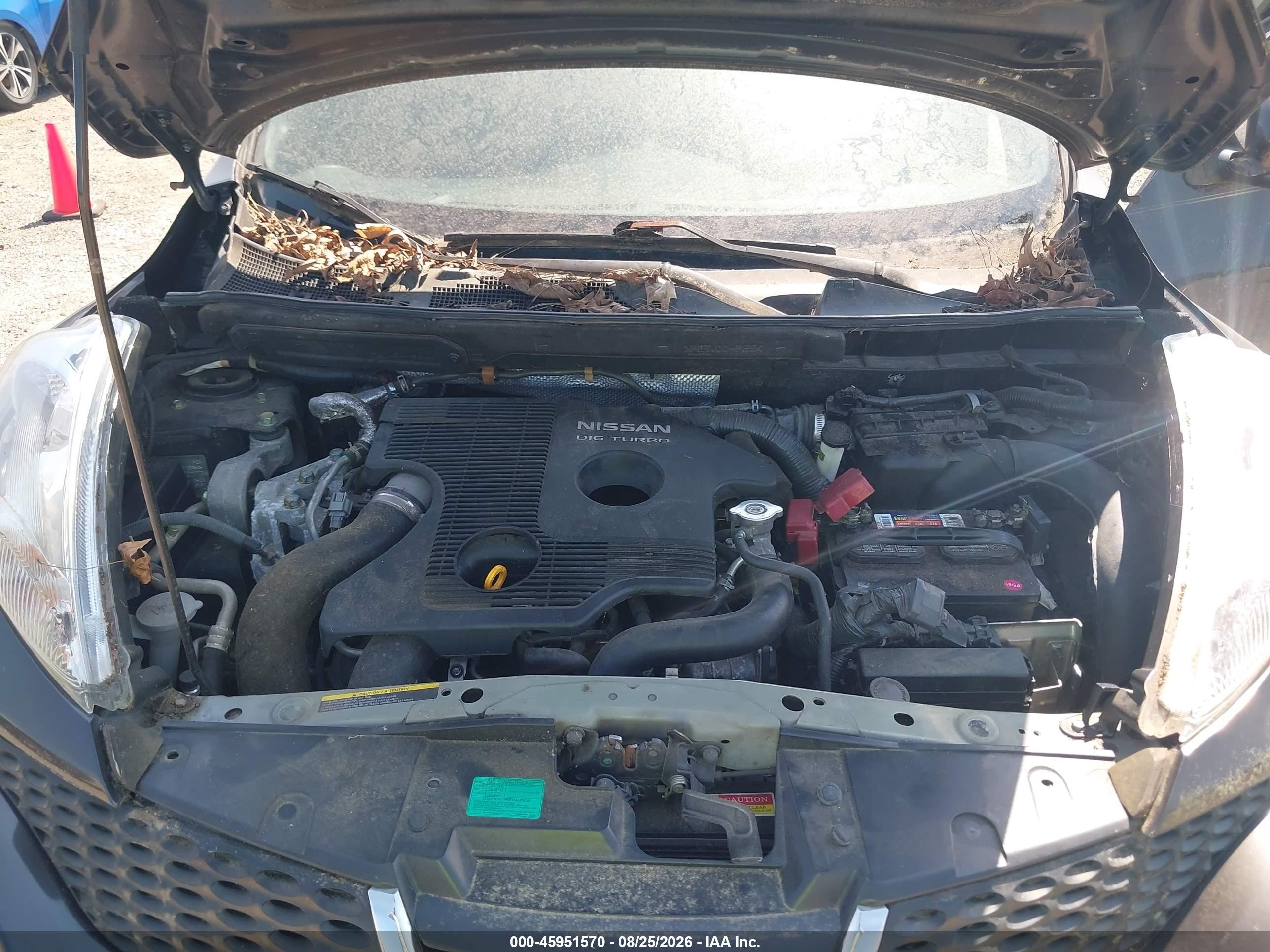 2011 Nissan Juke Sl Черный vin: JN8AF5MRXBT020626