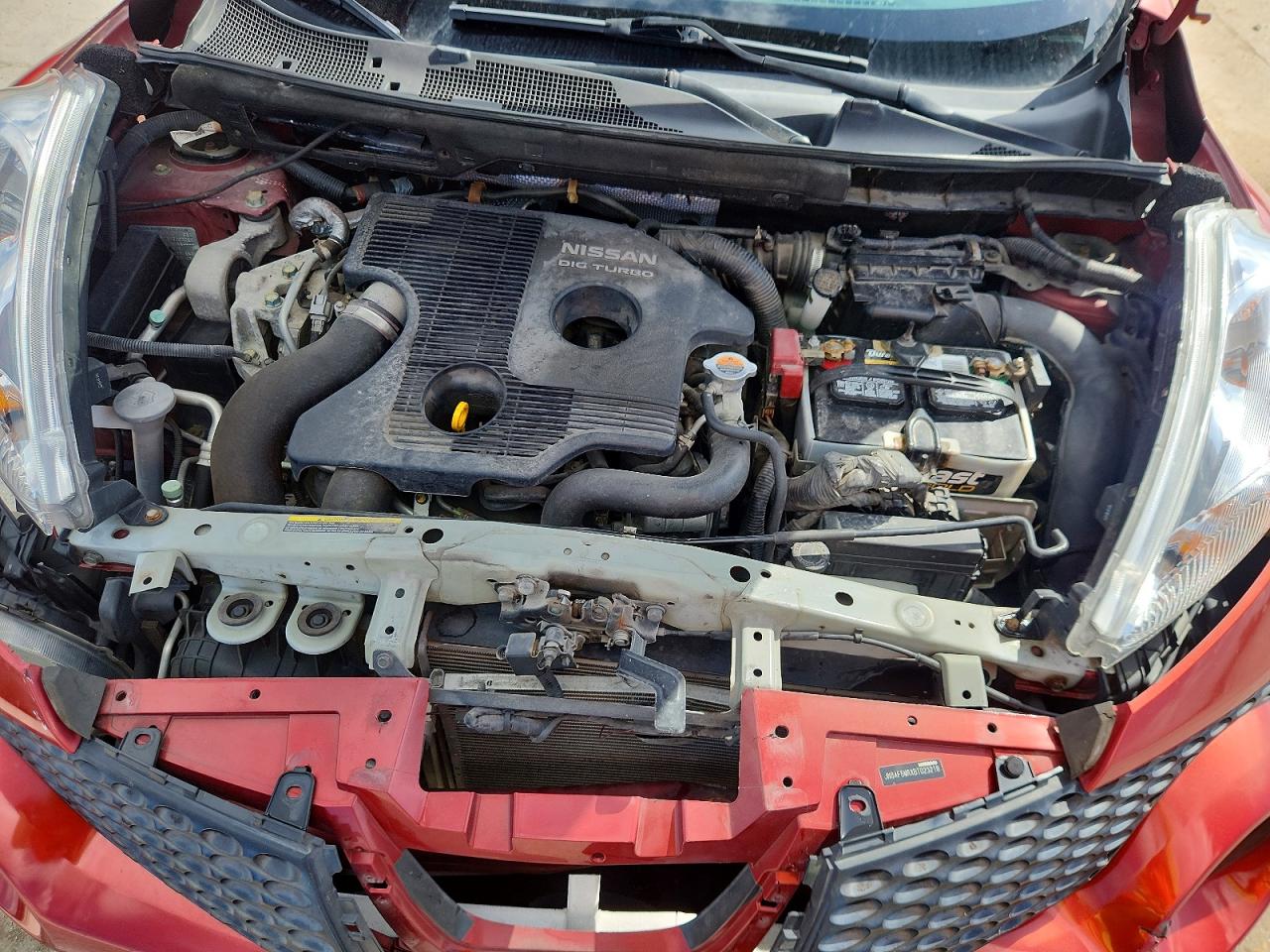 2011 Nissan Juke S Red vin: JN8AF5MRXBT023218