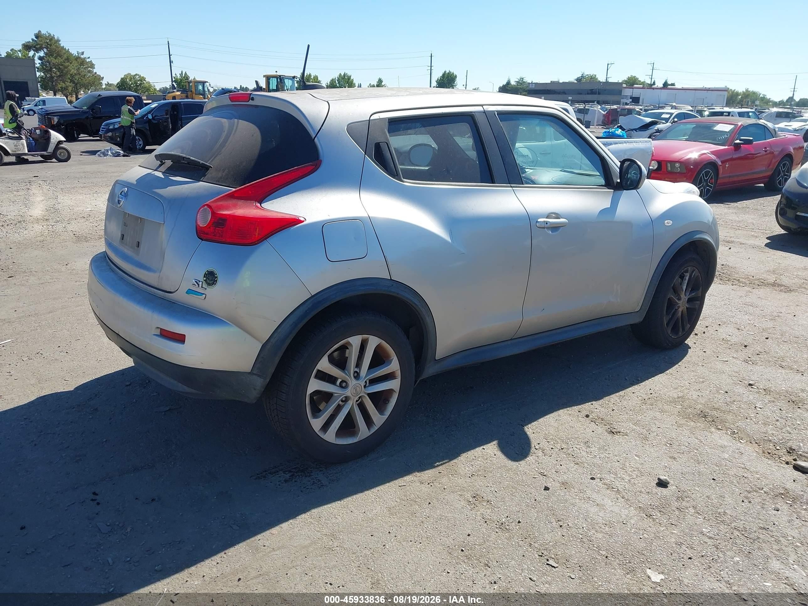 2012 Nissan Juke Sl Gray vin: JN8AF5MRXCT100929