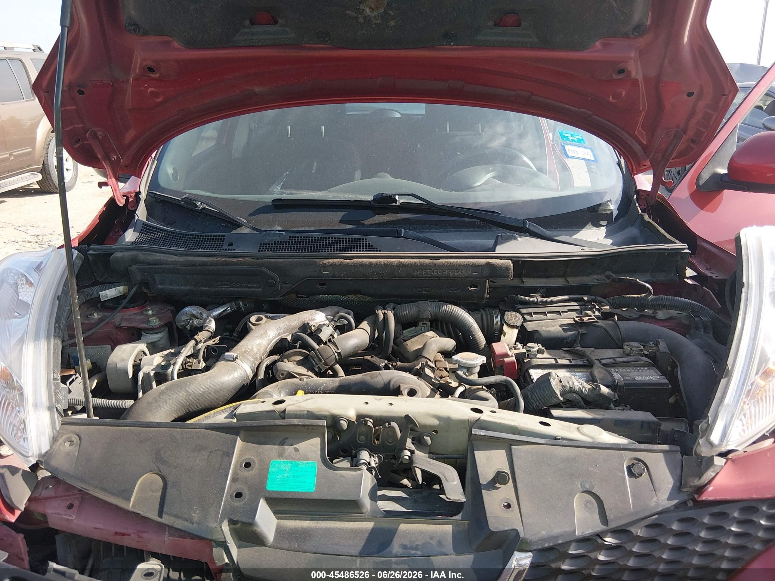 2013 Nissan Juke S Red vin: JN8AF5MRXDT203527