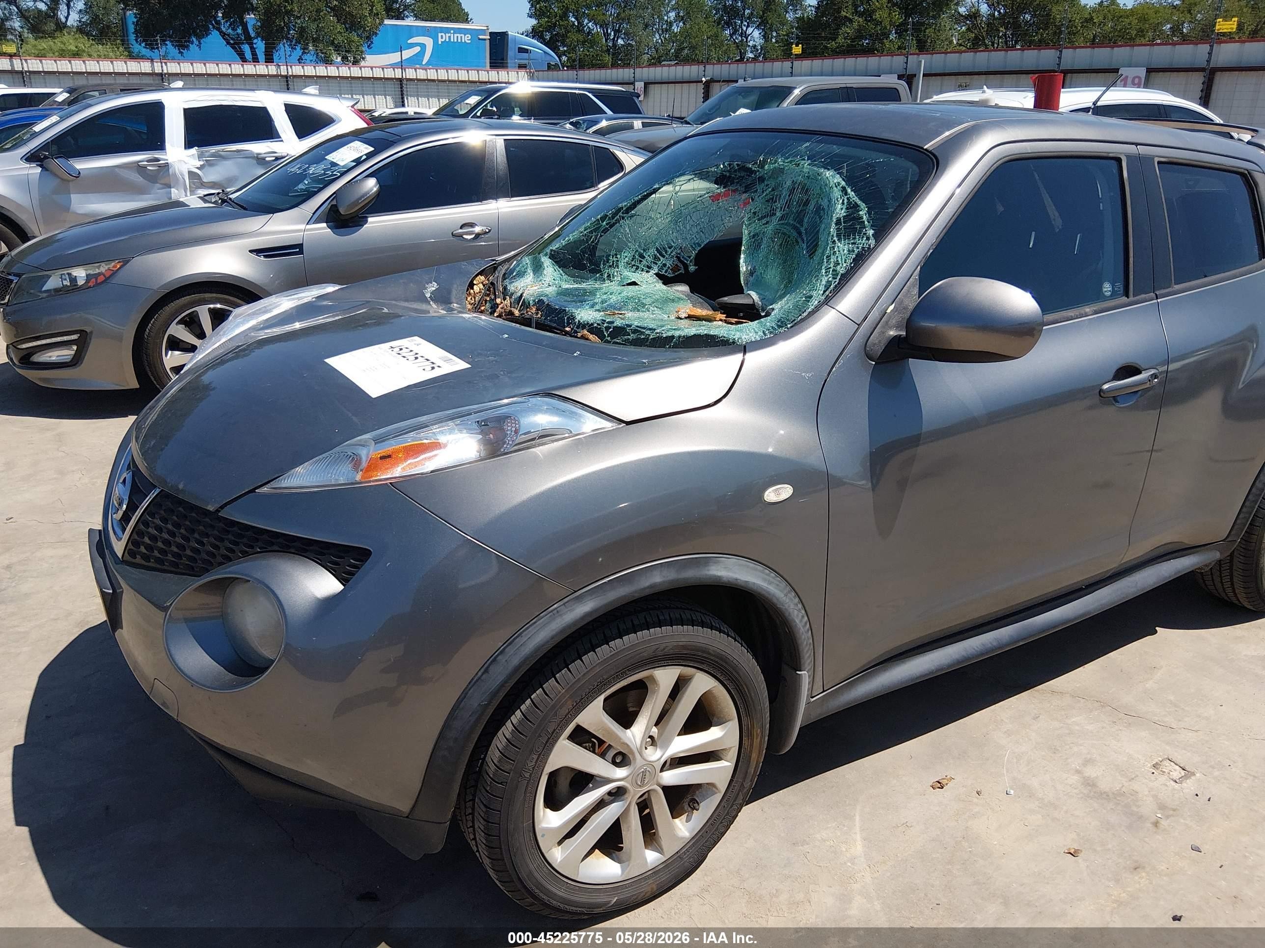 2013 Nissan Juke Sv Gray vin: JN8AF5MRXDT207335