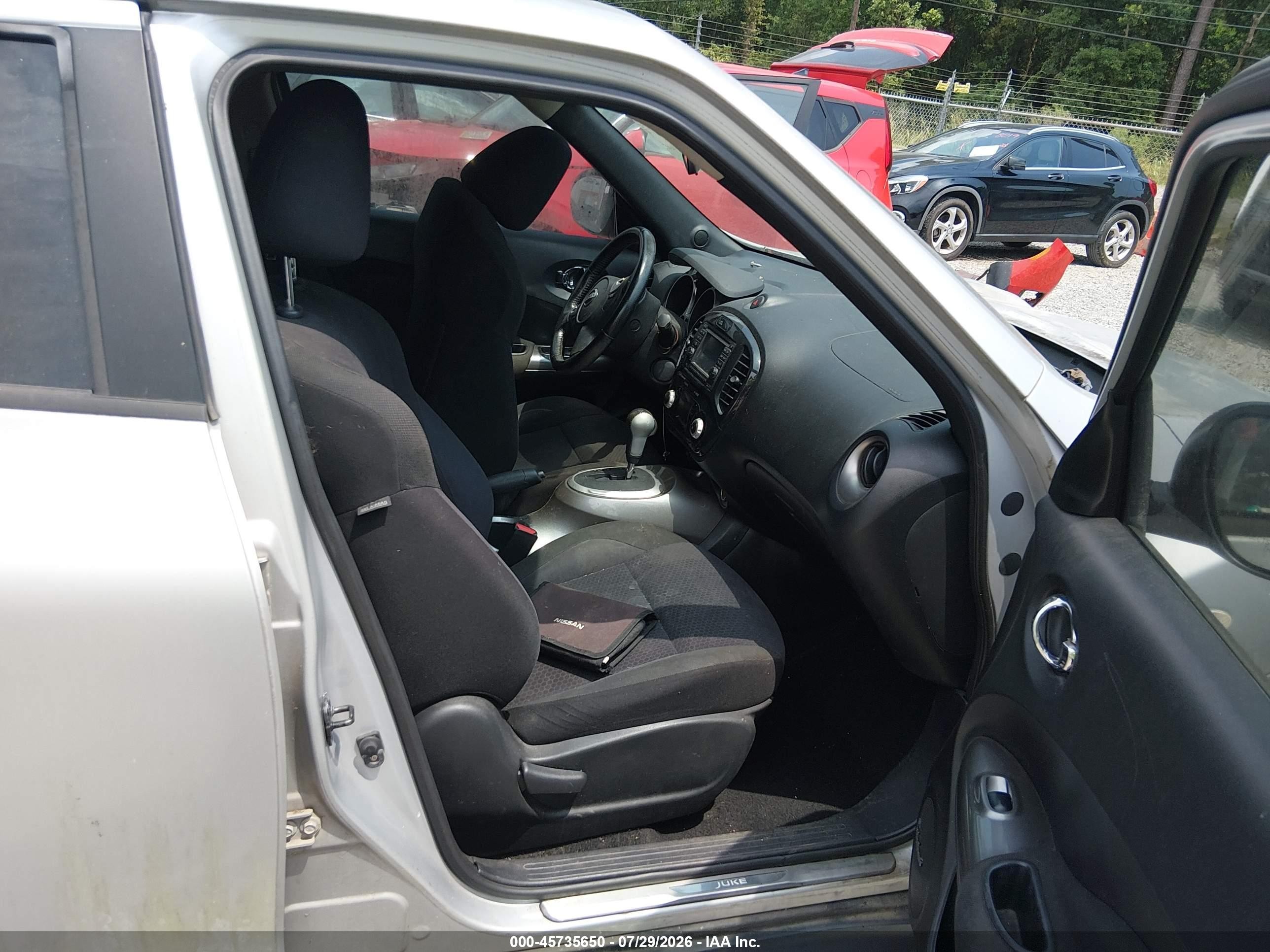 2013 Nissan Juke Sv Gray vin: JN8AF5MRXDT207481