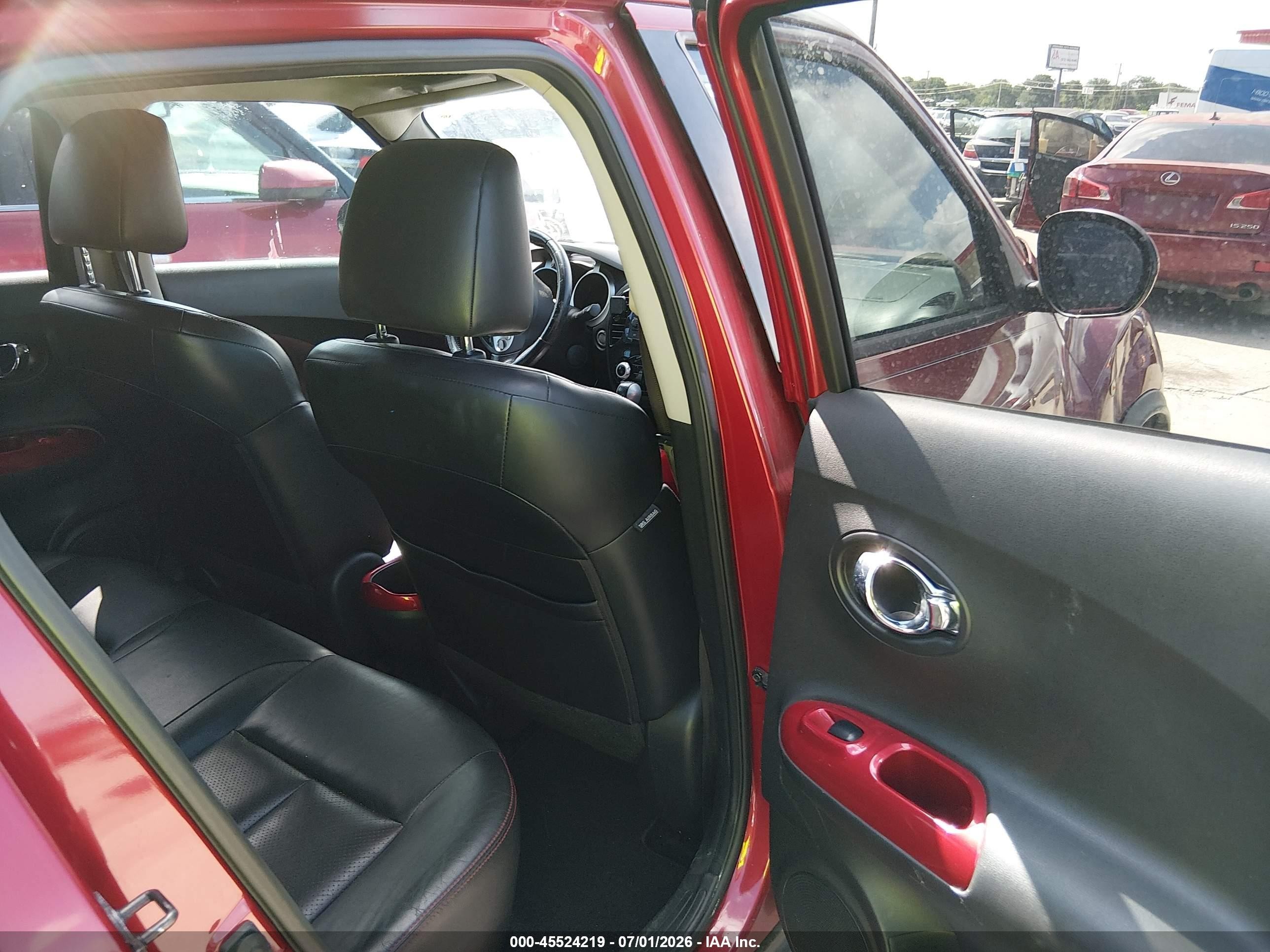 2013 Nissan Juke Sl Burgundy vin: JN8AF5MRXDT208663