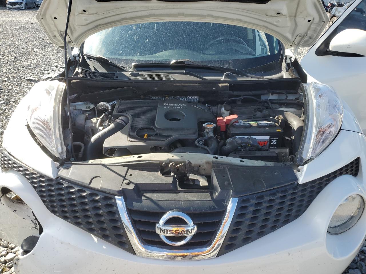 2013 Nissan Juke S White vin: JN8AF5MRXDT215516