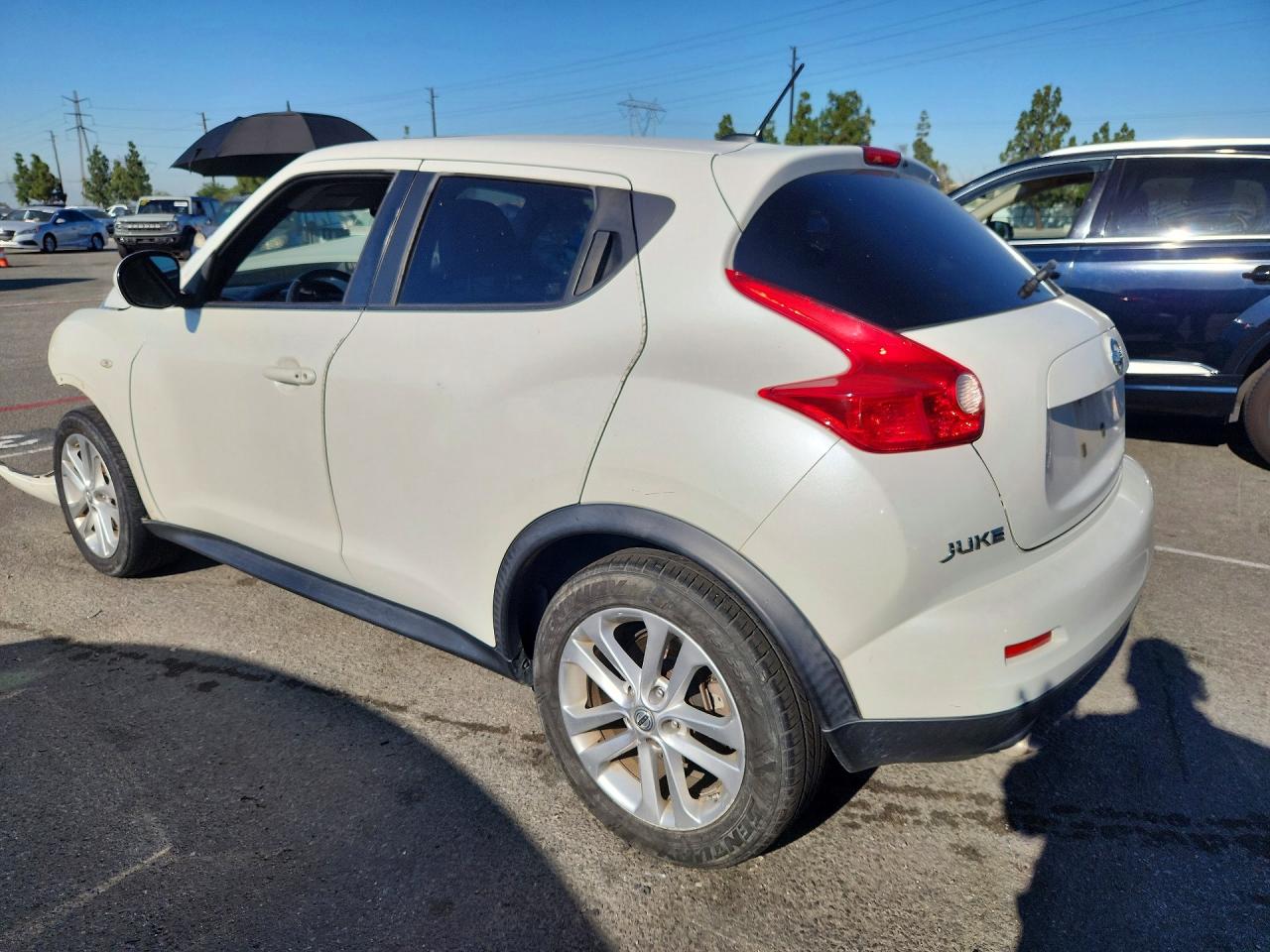 2013 Nissan Juke S White vin: JN8AF5MRXDT224894