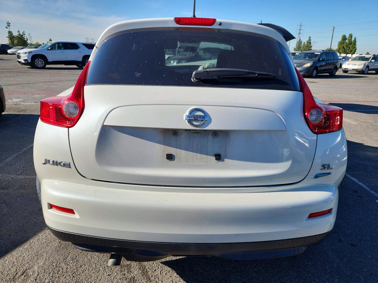 2013 Nissan Juke S White vin: JN8AF5MRXDT224894