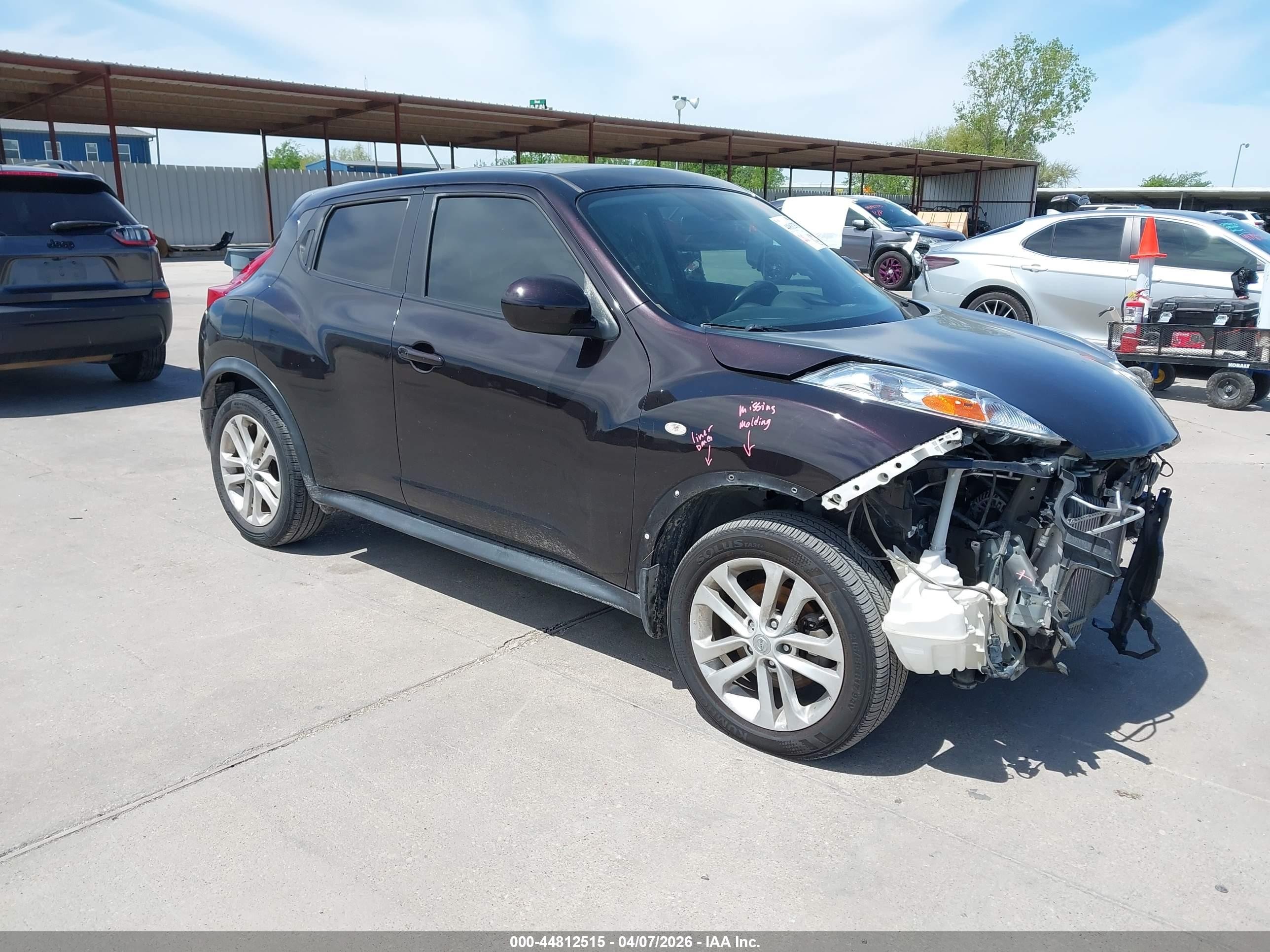 2014 Nissan Juke Sv Black vin: JN8AF5MRXET353946