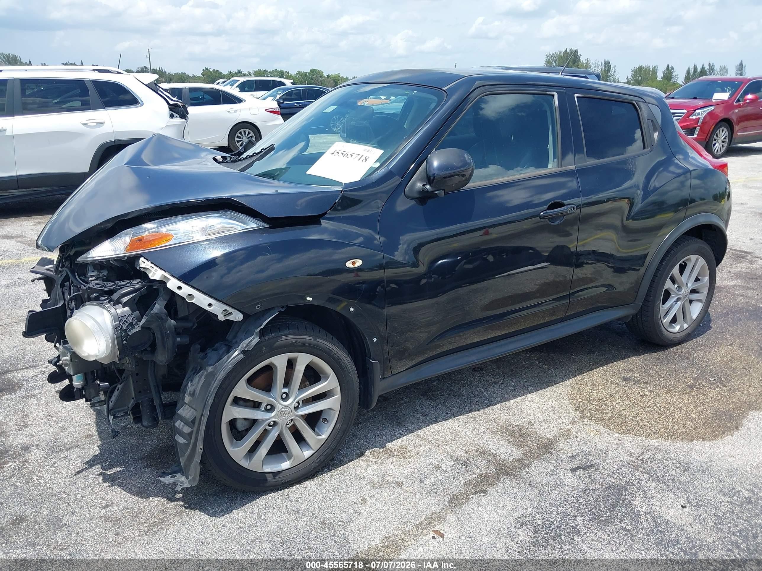 2014 Nissan Juke Sl Black vin: JN8AF5MRXET355650
