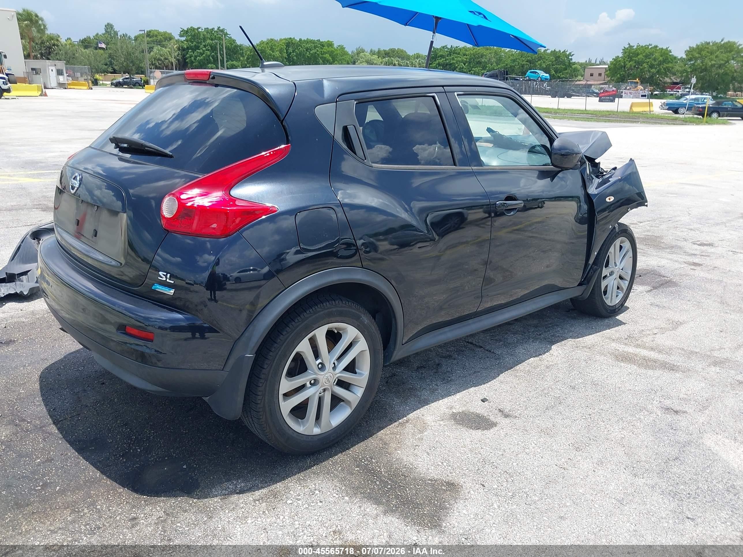 2014 Nissan Juke Sl Black vin: JN8AF5MRXET355650