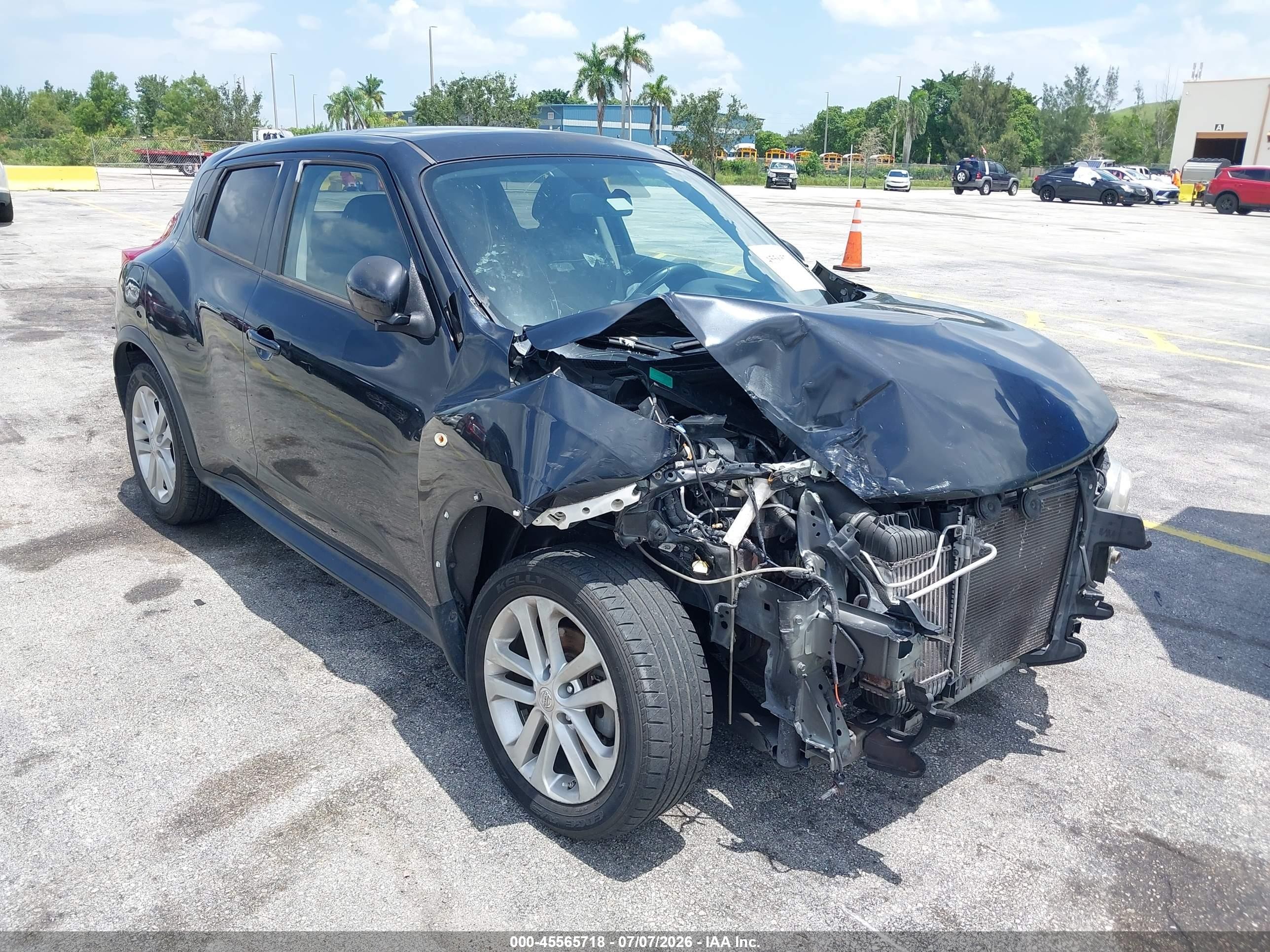 2014 Nissan Juke Sl Black vin: JN8AF5MRXET355650