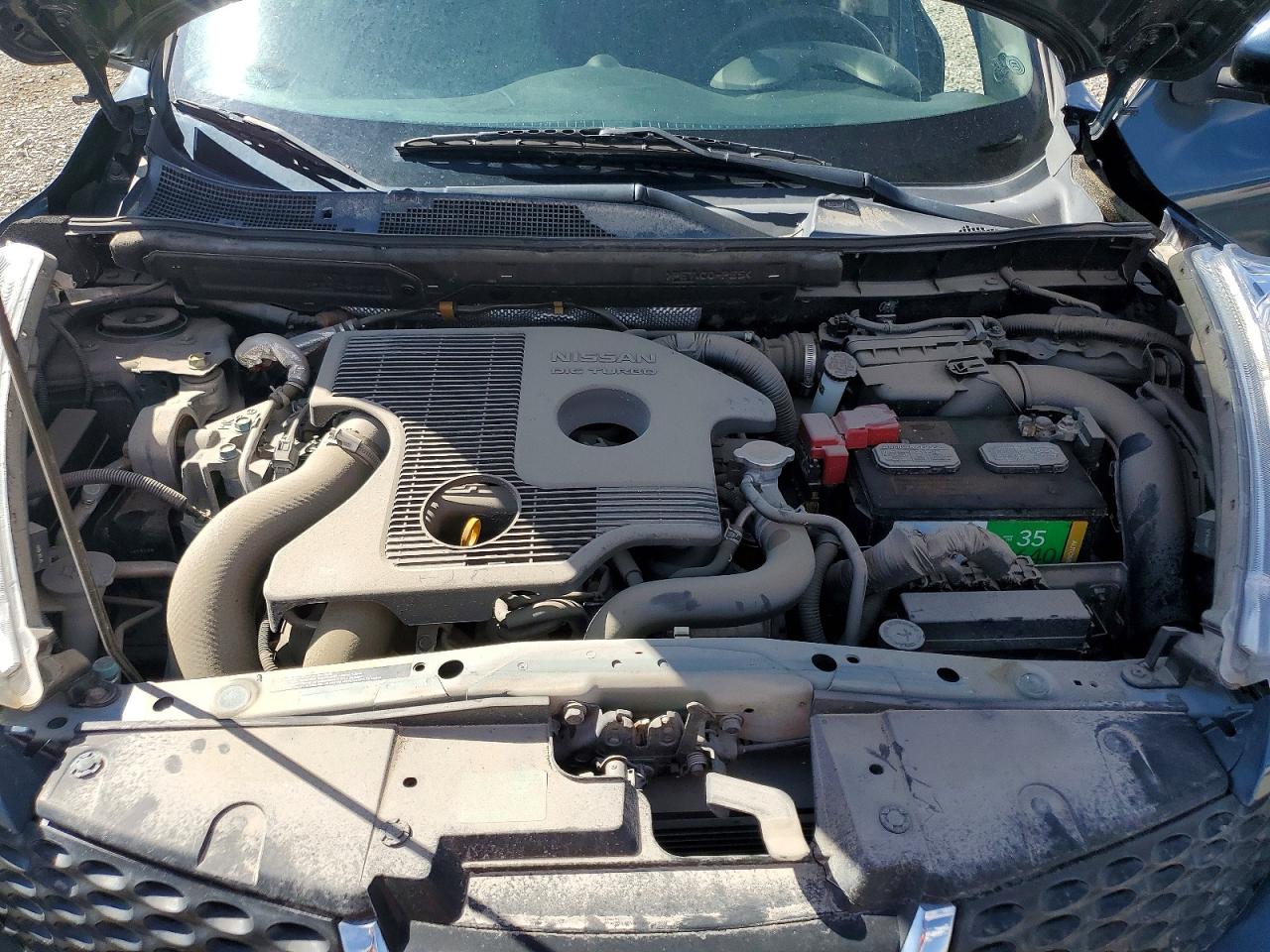 2014 Nissan Juke S Green vin: JN8AF5MRXET455070
