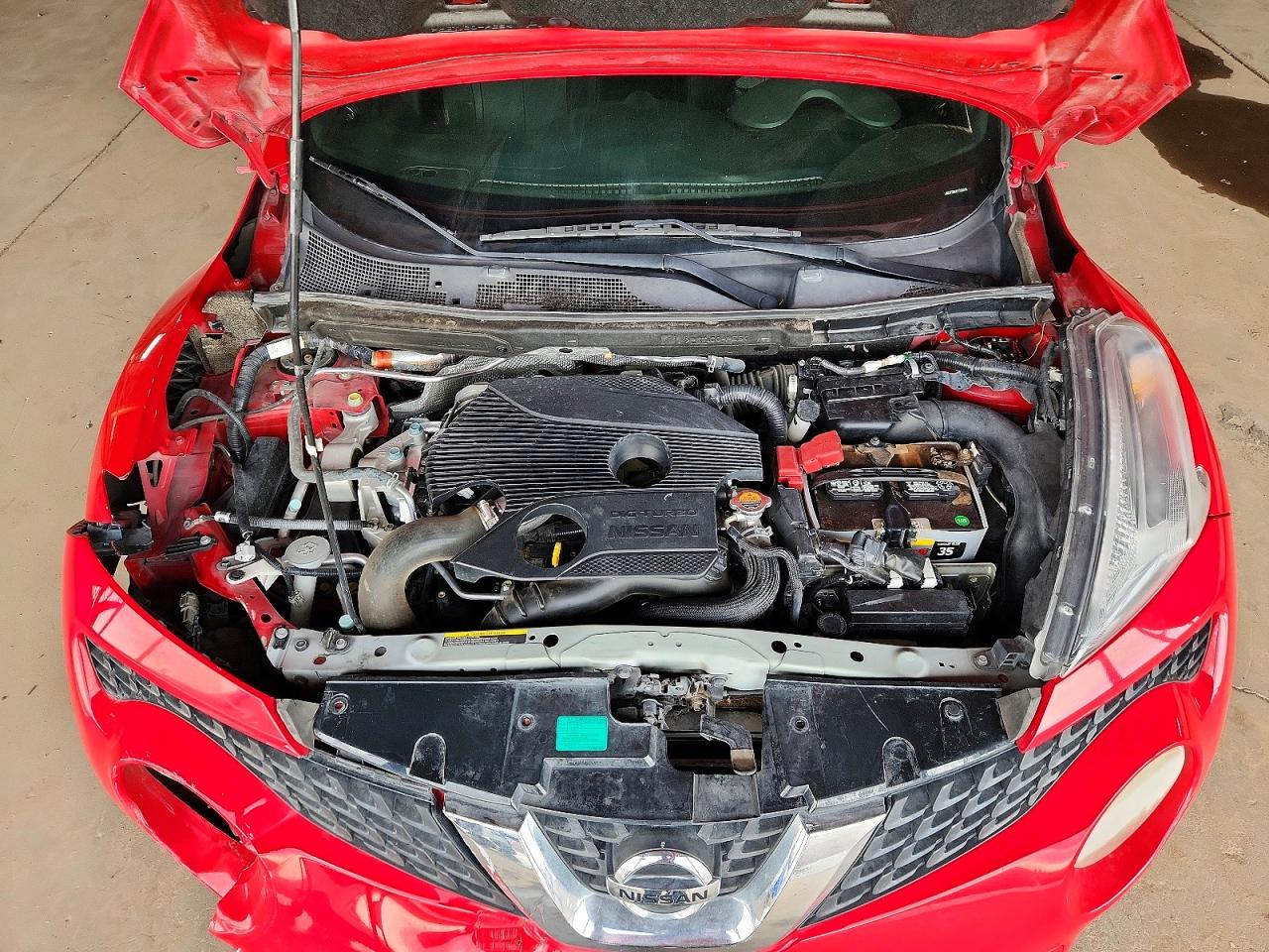 2015 Nissan Juke Sl Red vin: JN8AF5MRXFT500090