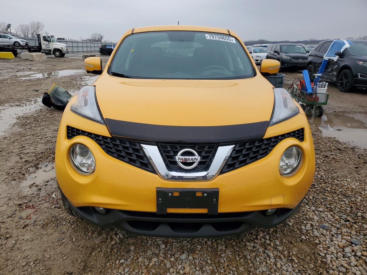 2015 Nissan Juke Sl Yellow vin: JN8AF5MRXFT501305