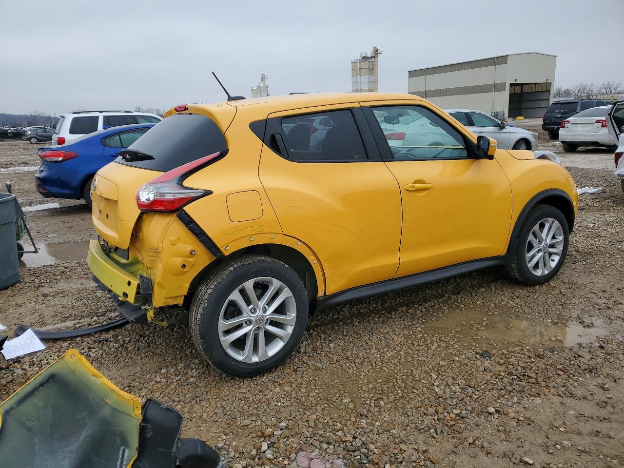 2015 Nissan Juke Sl Yellow vin: JN8AF5MRXFT501305