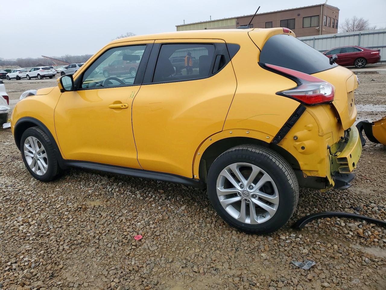 2015 Nissan Juke Sl Yellow vin: JN8AF5MRXFT501305