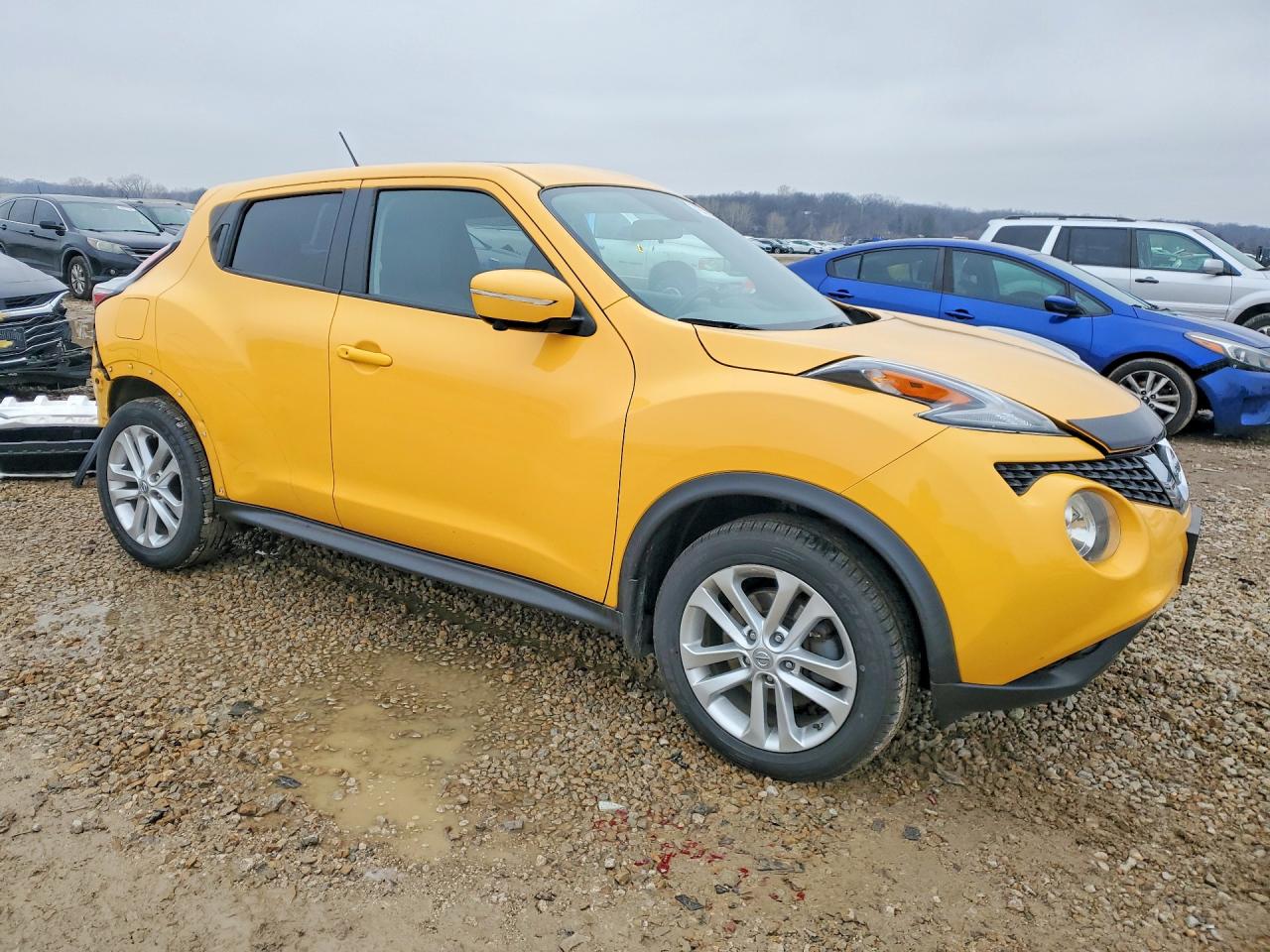 2015 Nissan Juke Sl Yellow vin: JN8AF5MRXFT501305