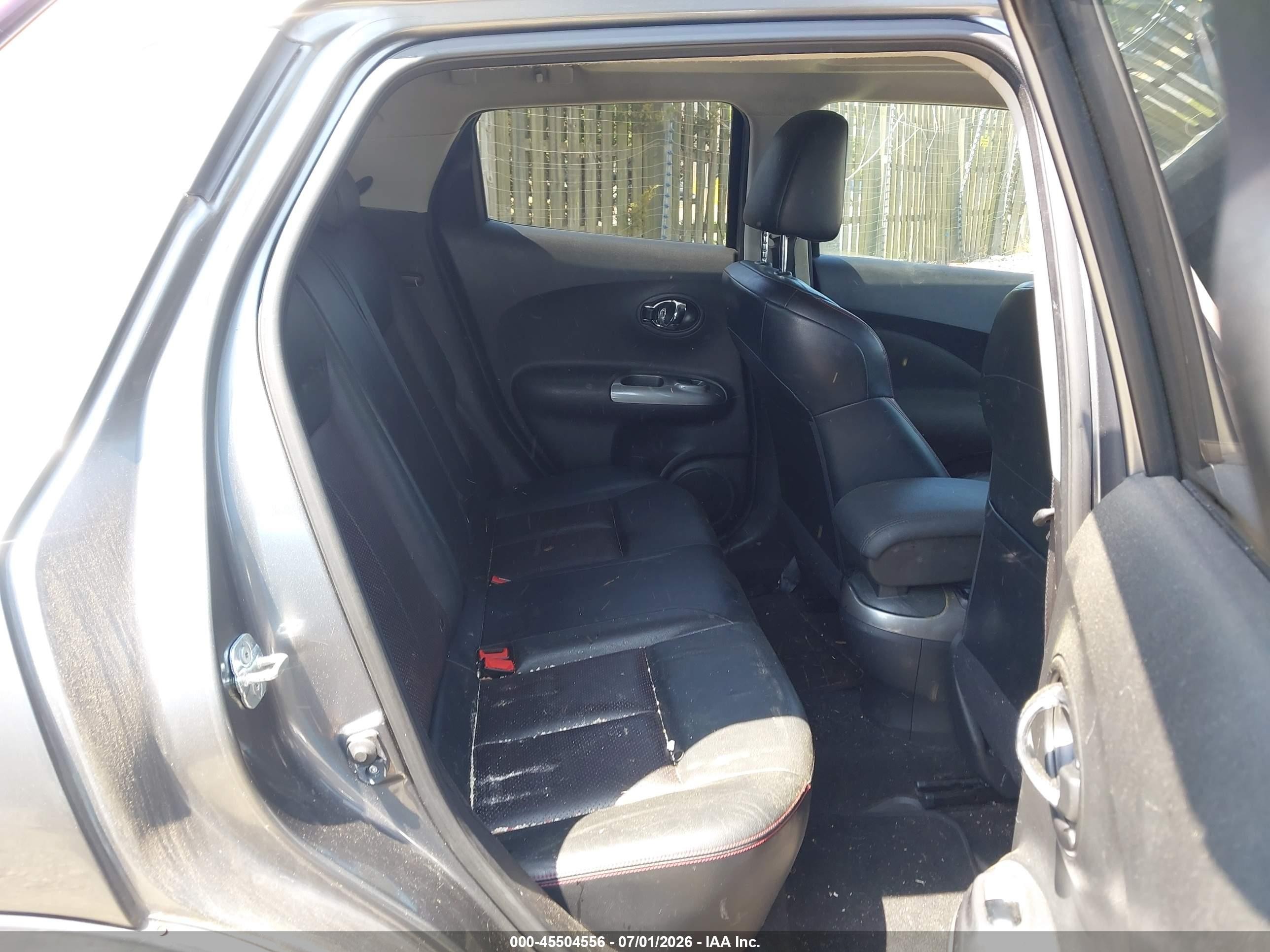 2015 Nissan Juke Sl Серый vin: JN8AF5MRXFT501580