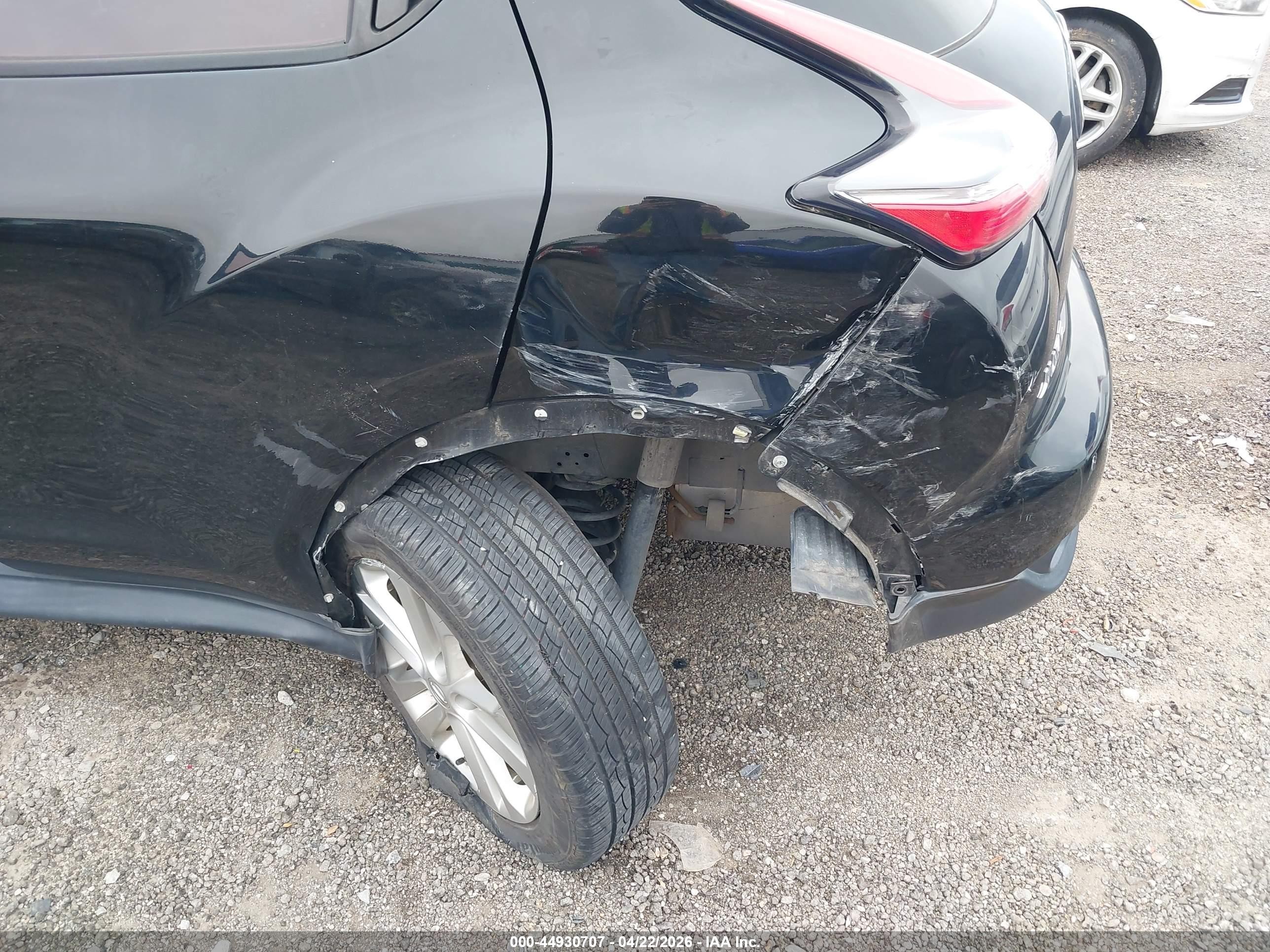 2015 Nissan Juke S Black vin: JN8AF5MRXFT502907