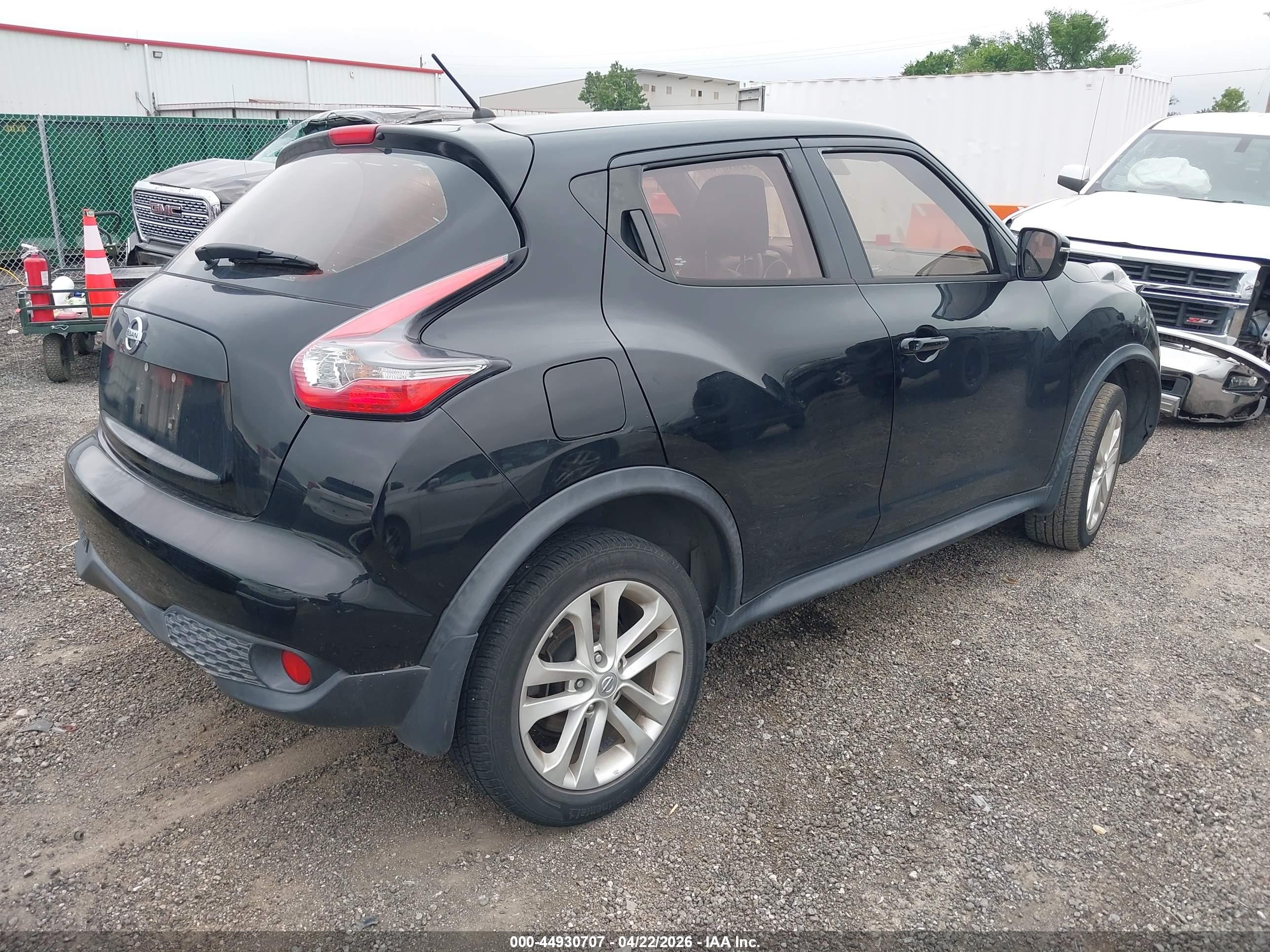 2015 Nissan Juke S Black vin: JN8AF5MRXFT502907