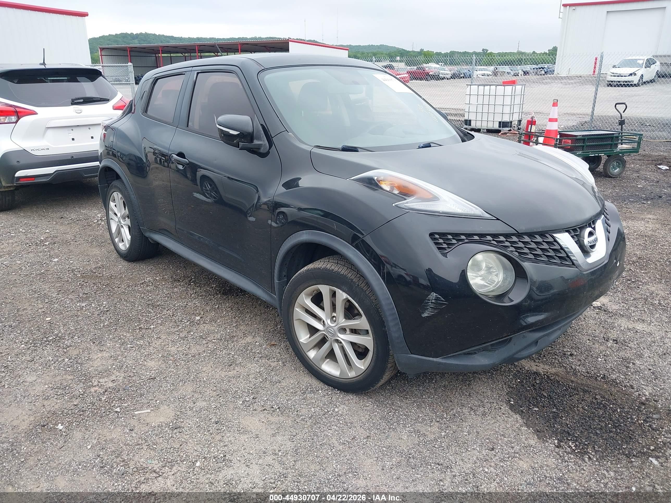 2015 Nissan Juke S Black vin: JN8AF5MRXFT502907