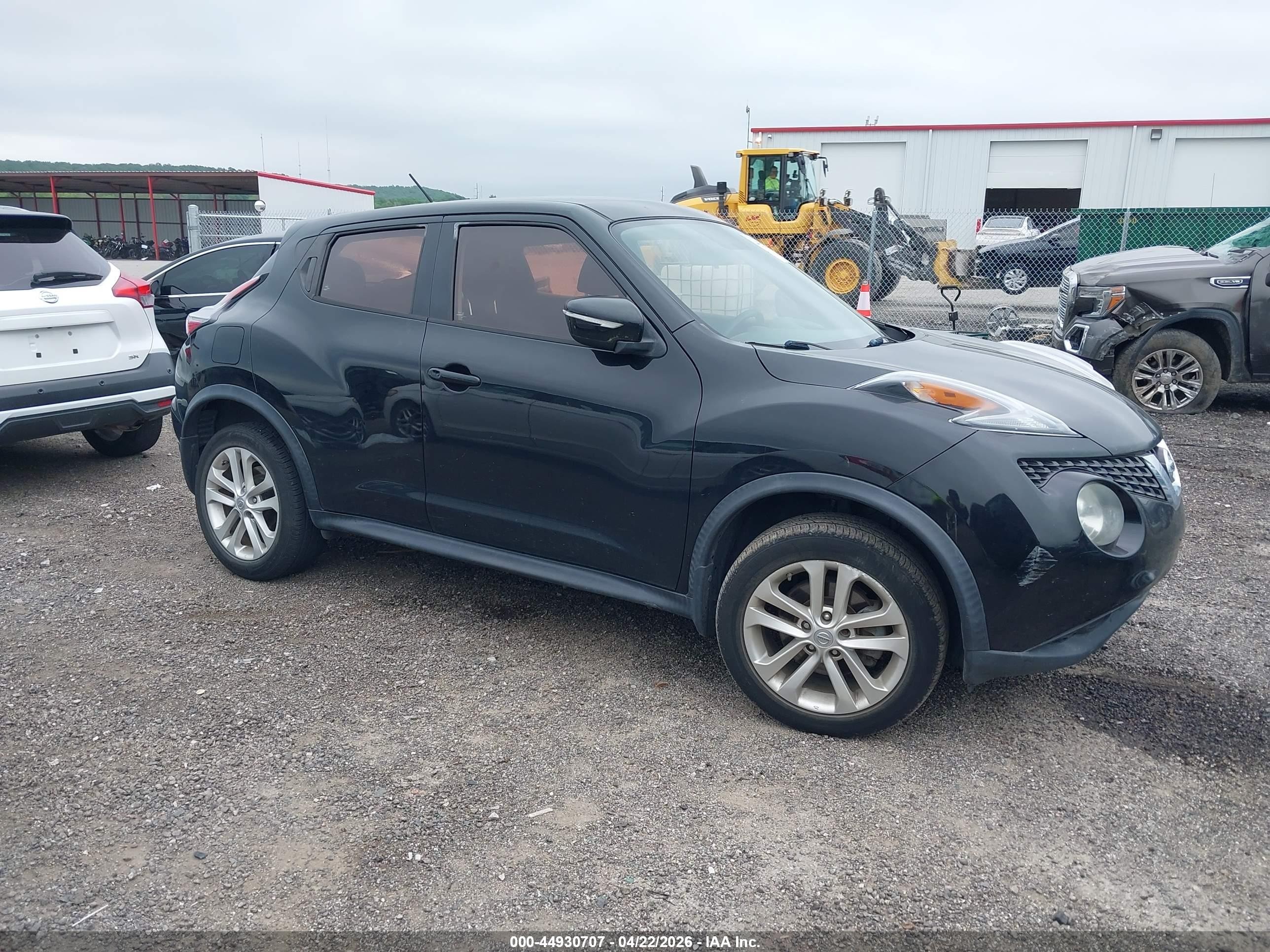 2015 Nissan Juke S Black vin: JN8AF5MRXFT502907