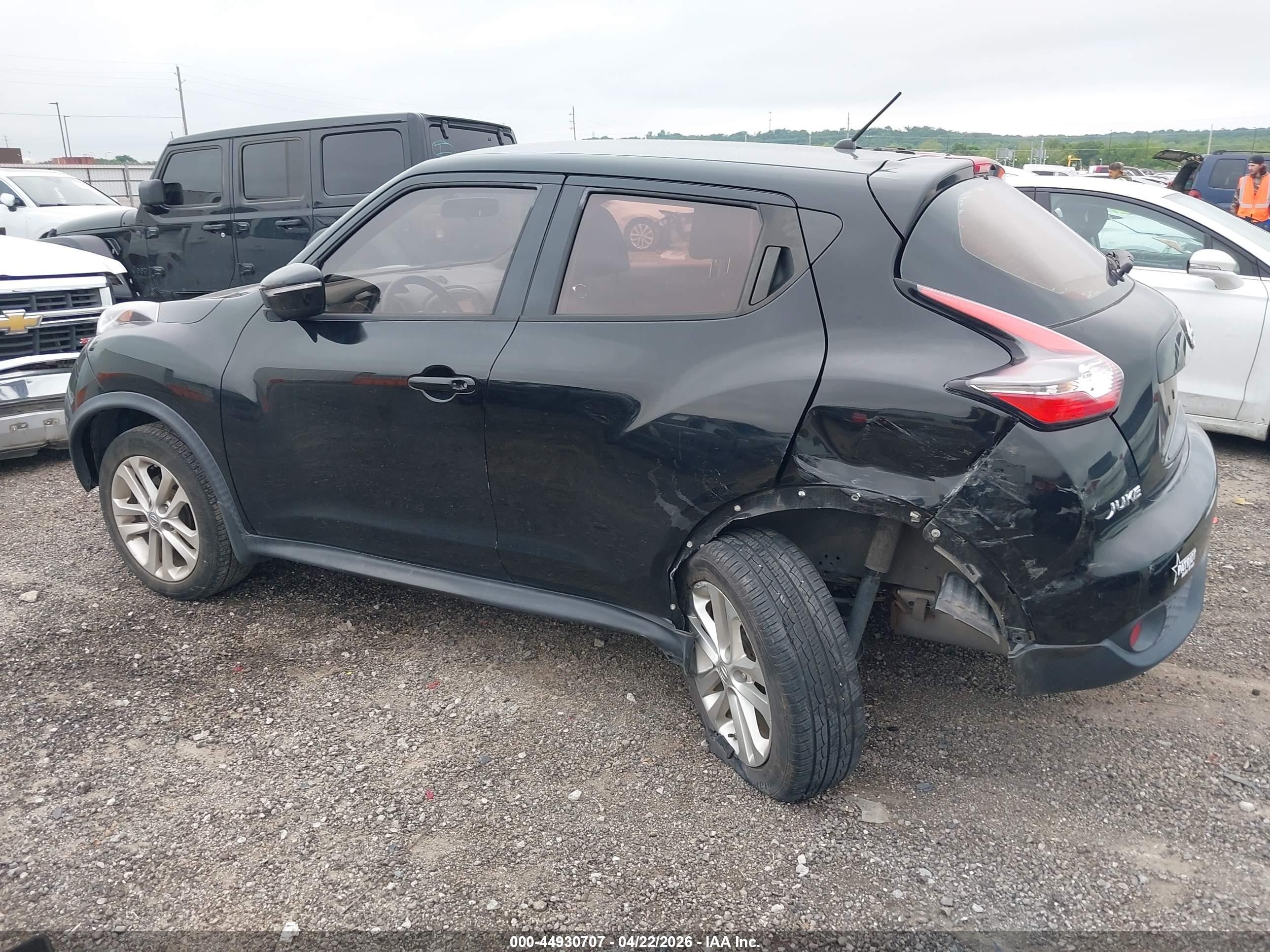 2015 Nissan Juke S Black vin: JN8AF5MRXFT502907