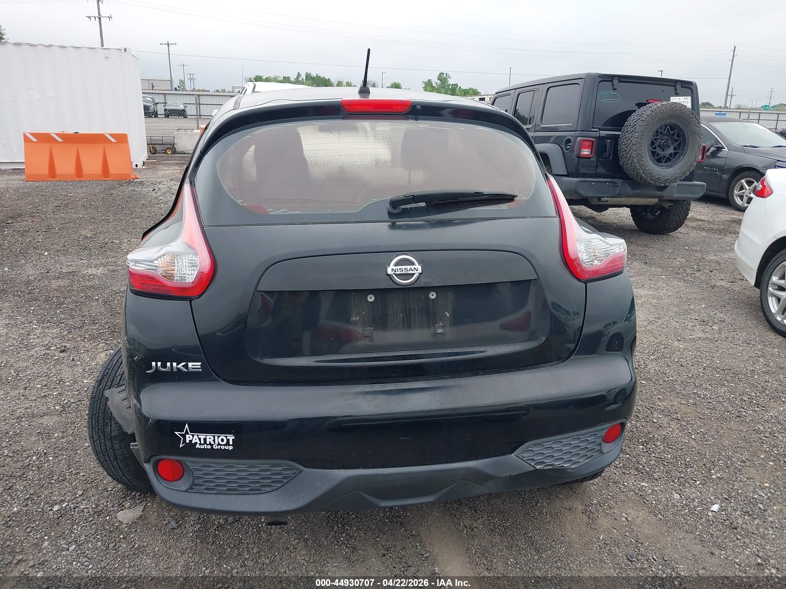 2015 Nissan Juke S Black vin: JN8AF5MRXFT502907