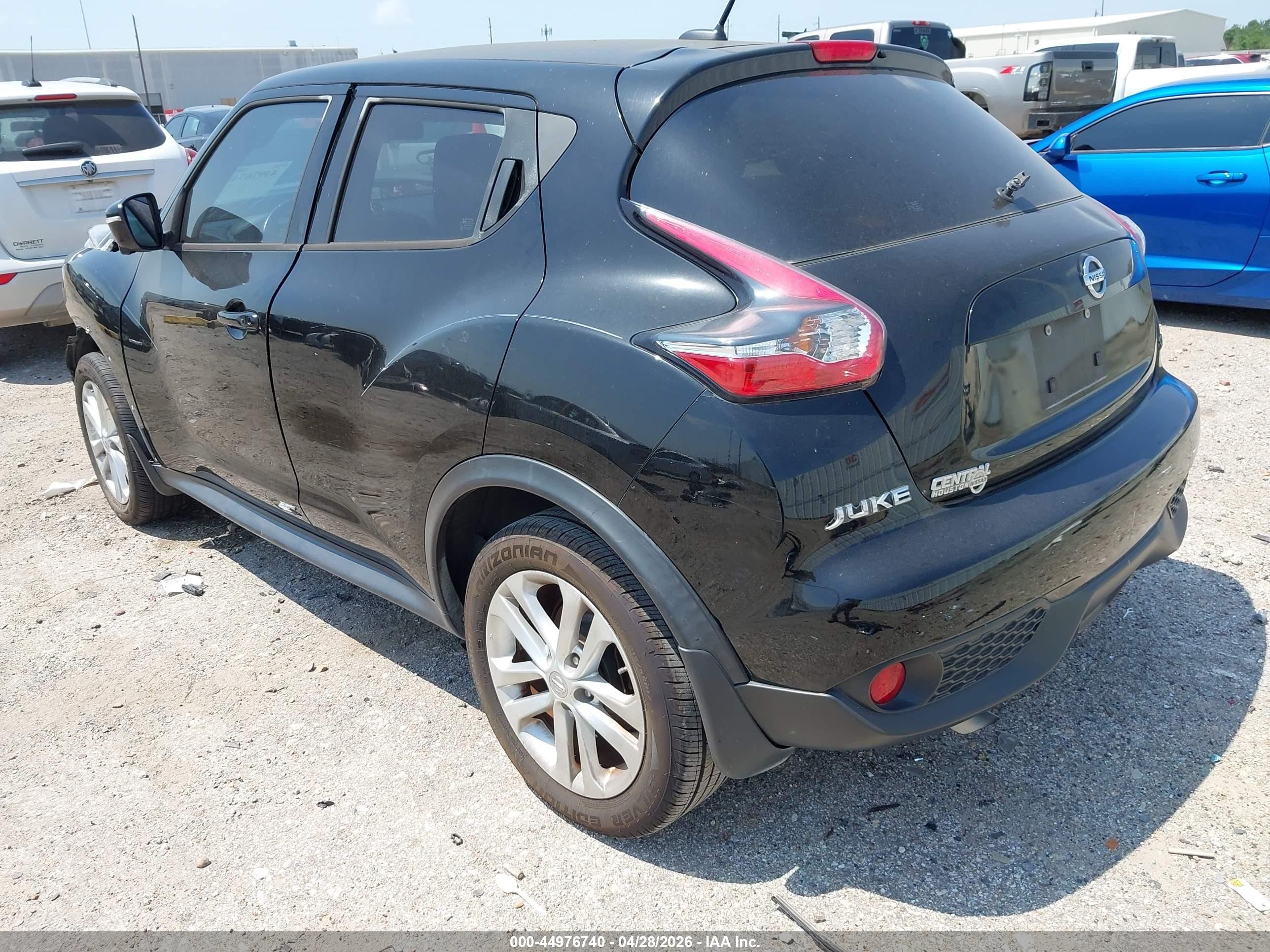 2015 Nissan Juke Sv Black vin: JN8AF5MRXFT502969