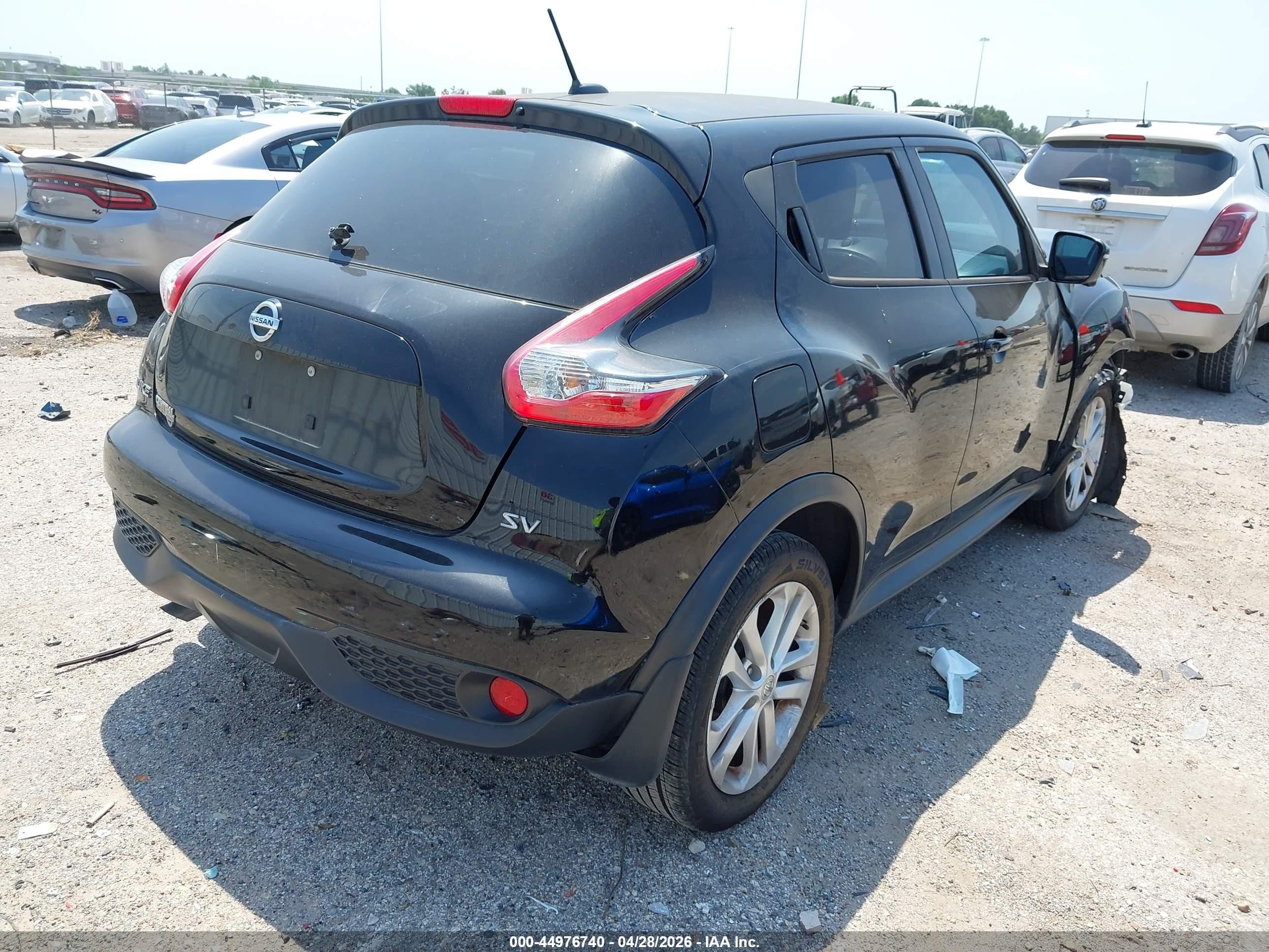 2015 Nissan Juke Sv Black vin: JN8AF5MRXFT502969