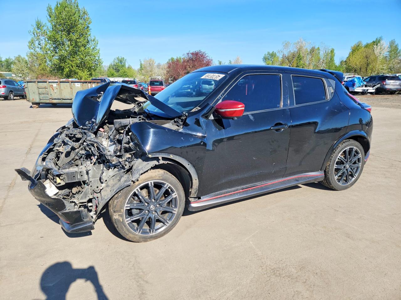 2015 Nissan Juke Nismo Black vin: JN8AF5MRXFT511574