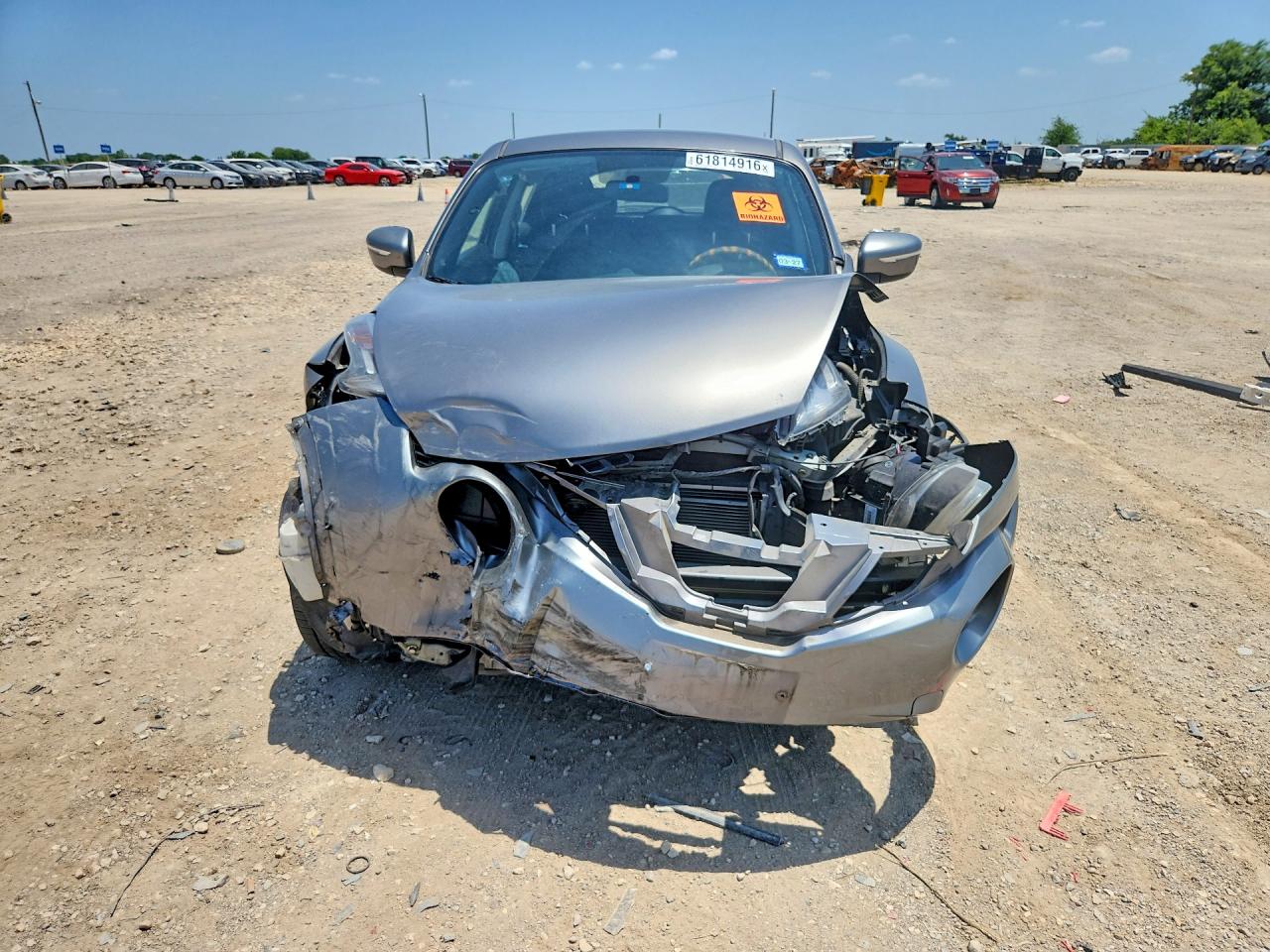 2015 Nissan Juke S Silver vin: JN8AF5MRXFT512708