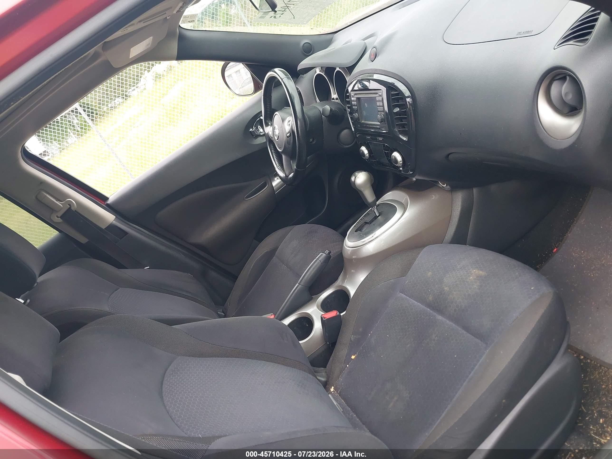 2011 Nissan Juke Sv Red vin: JN8AF5MV0BT006649