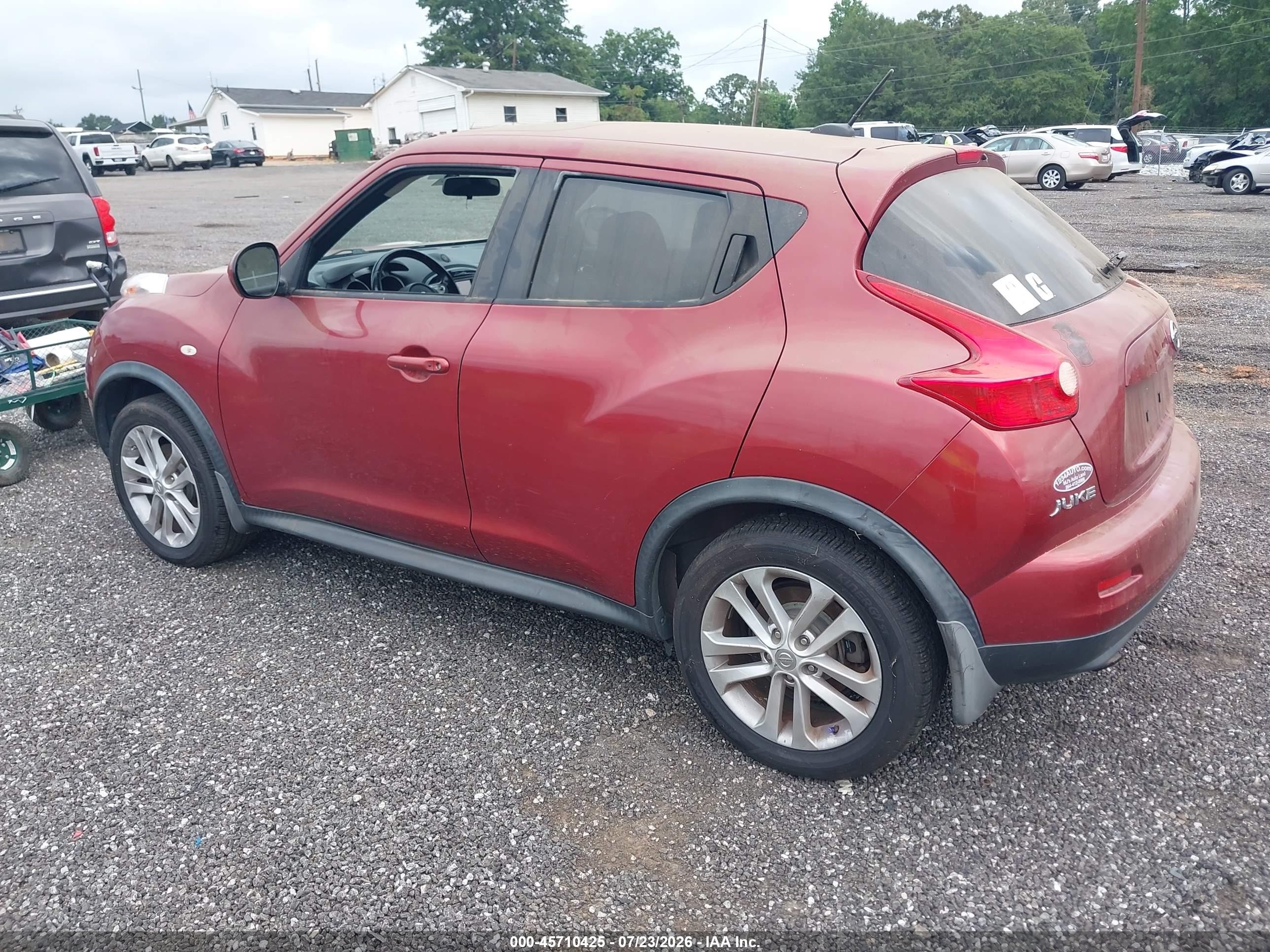 2011 Nissan Juke Sv Red vin: JN8AF5MV0BT006649