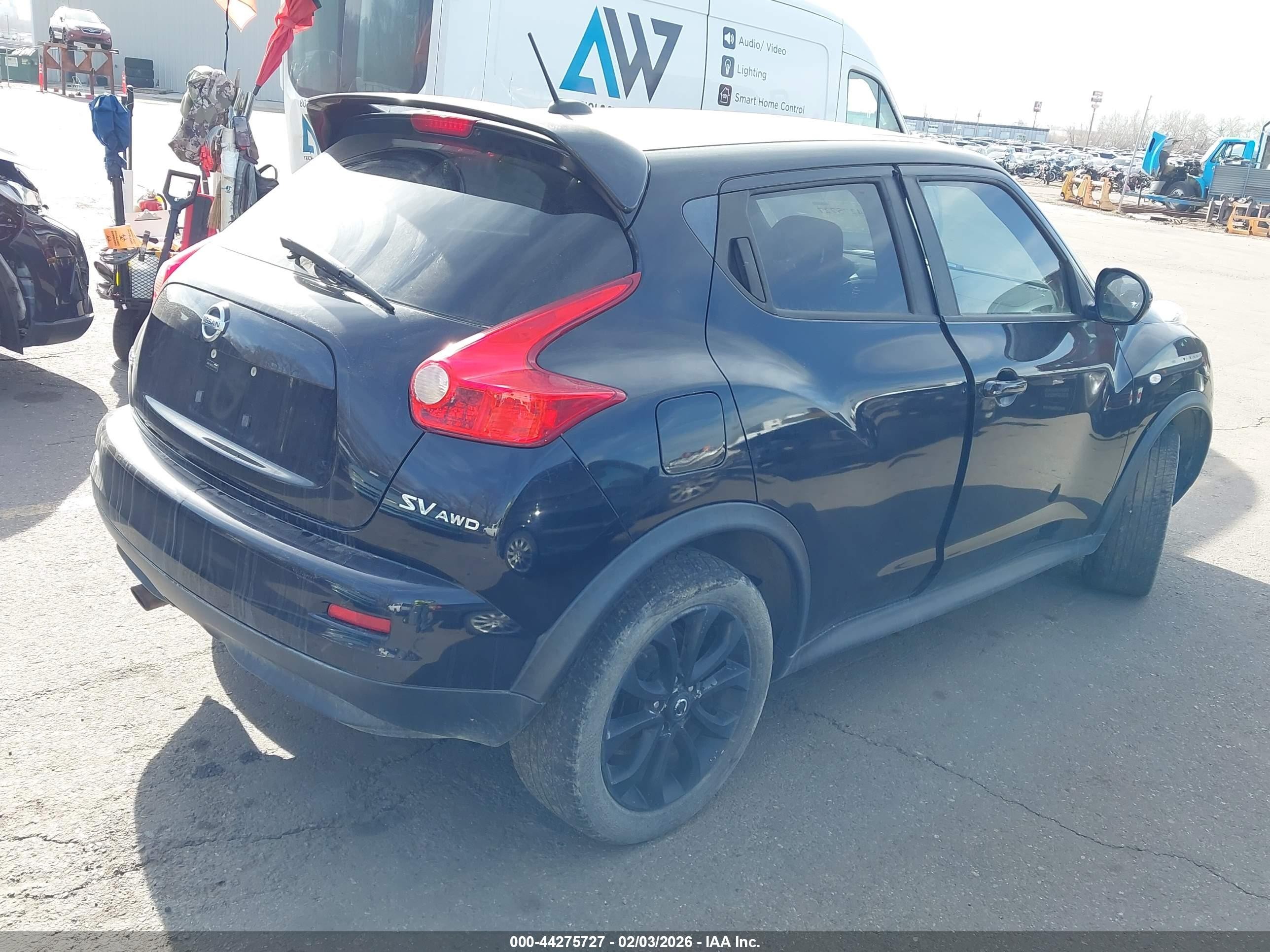 2011 Nissan Juke Sv Dark Blue vin: JN8AF5MV0BT008465