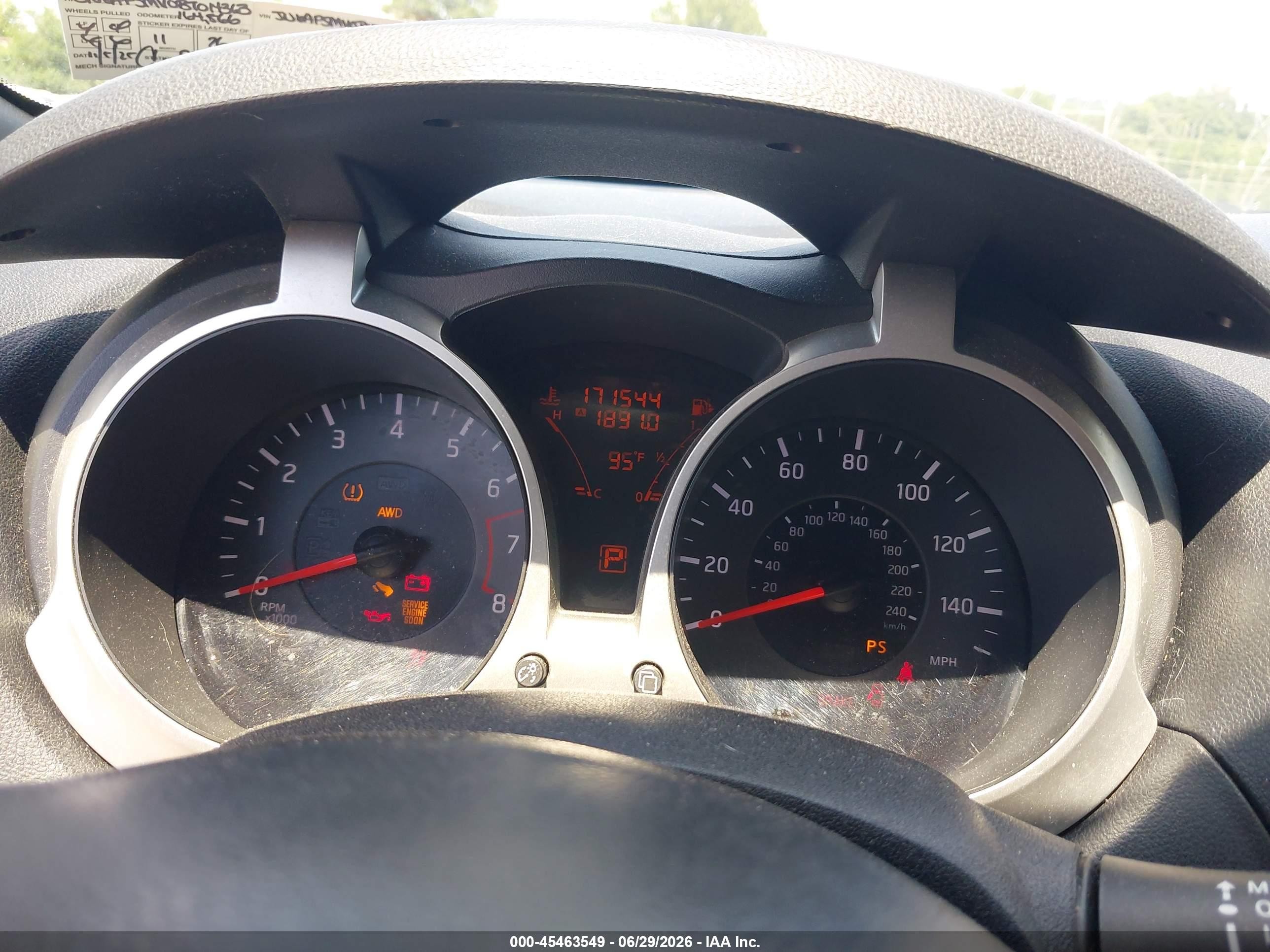2011 Nissan Juke Sl Blue vin: JN8AF5MV0BT014363