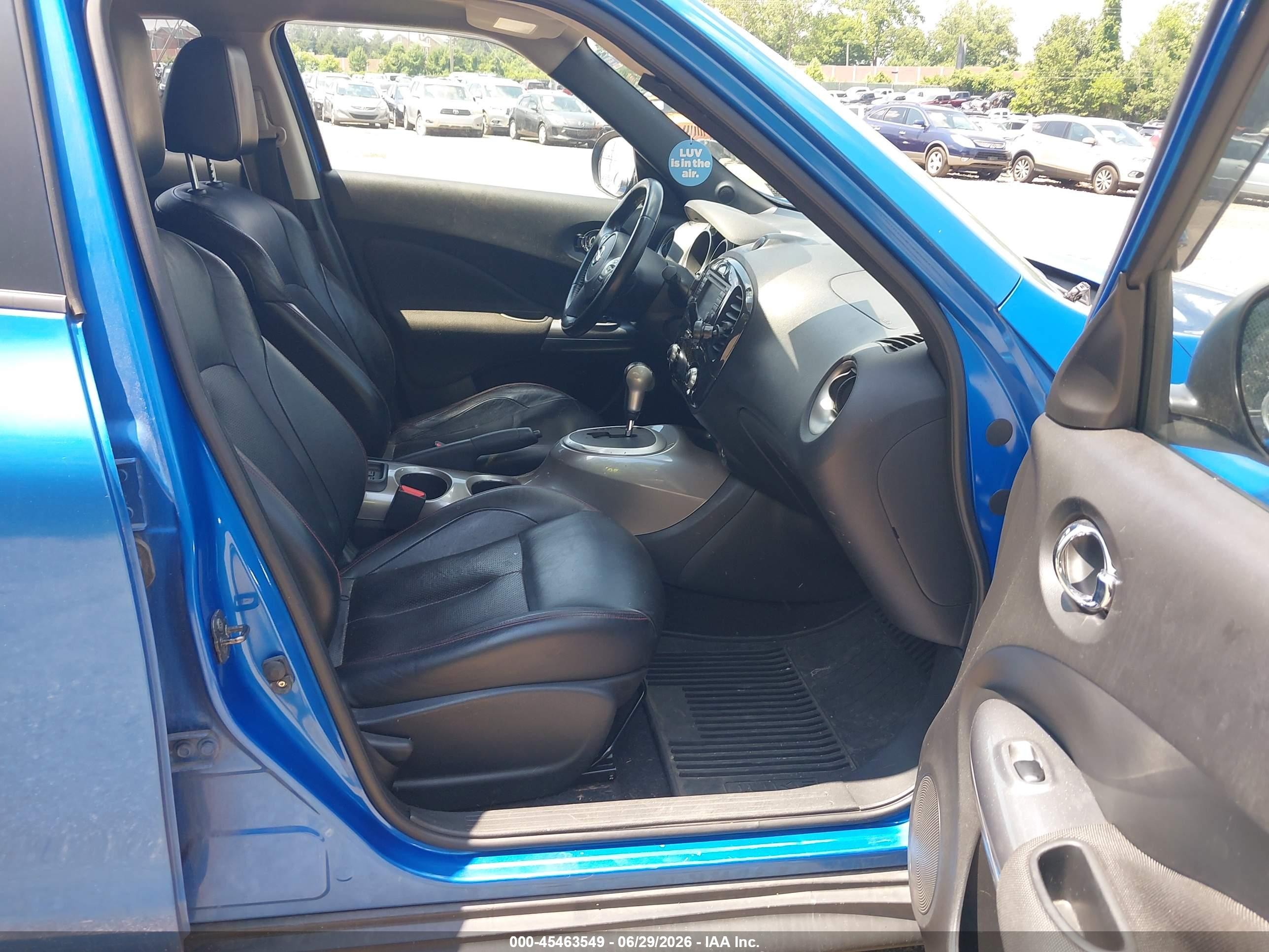 2011 Nissan Juke Sl Blue vin: JN8AF5MV0BT014363