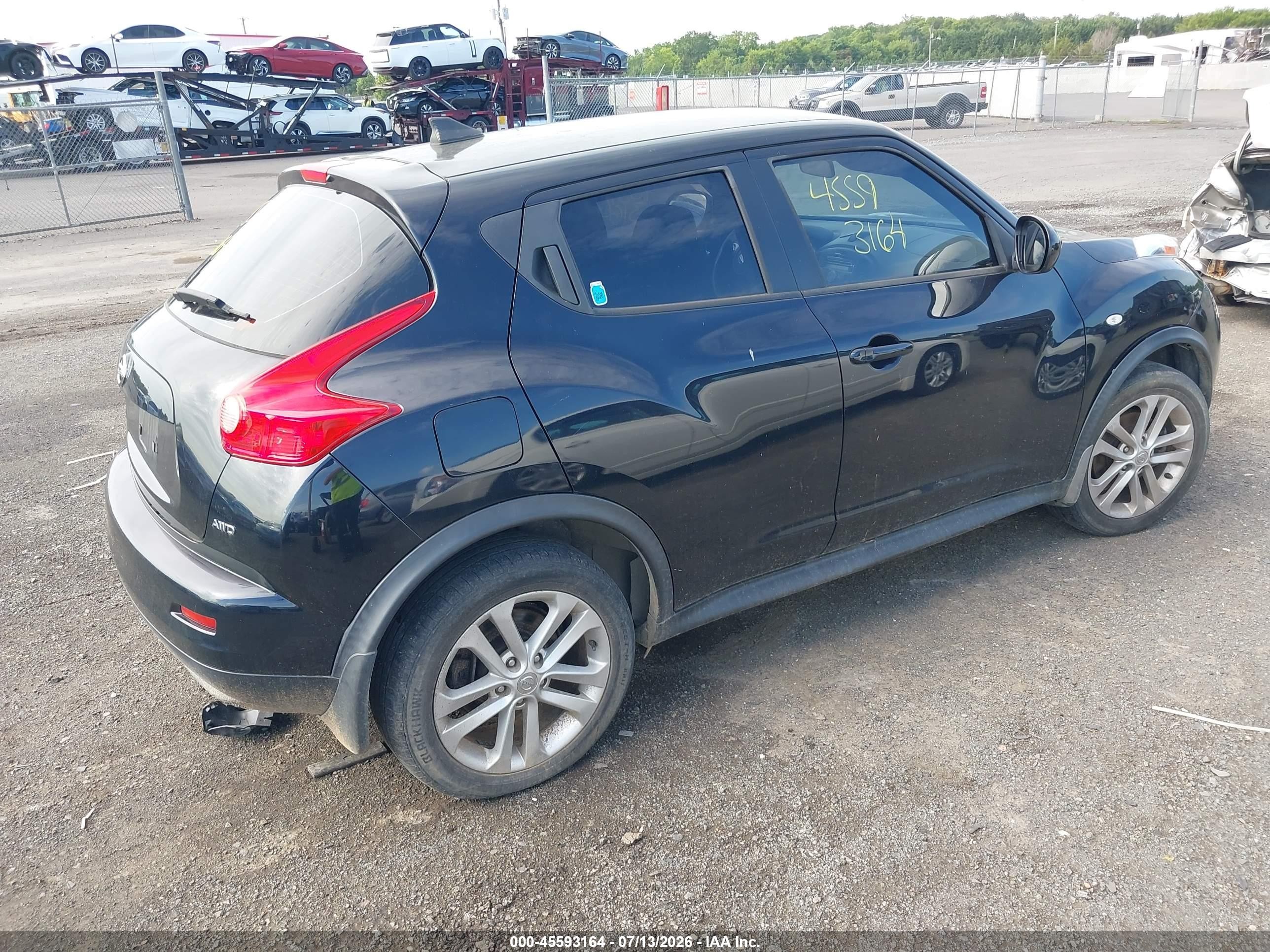 2011 Nissan Juke S Black vin: JN8AF5MV0BT016341
