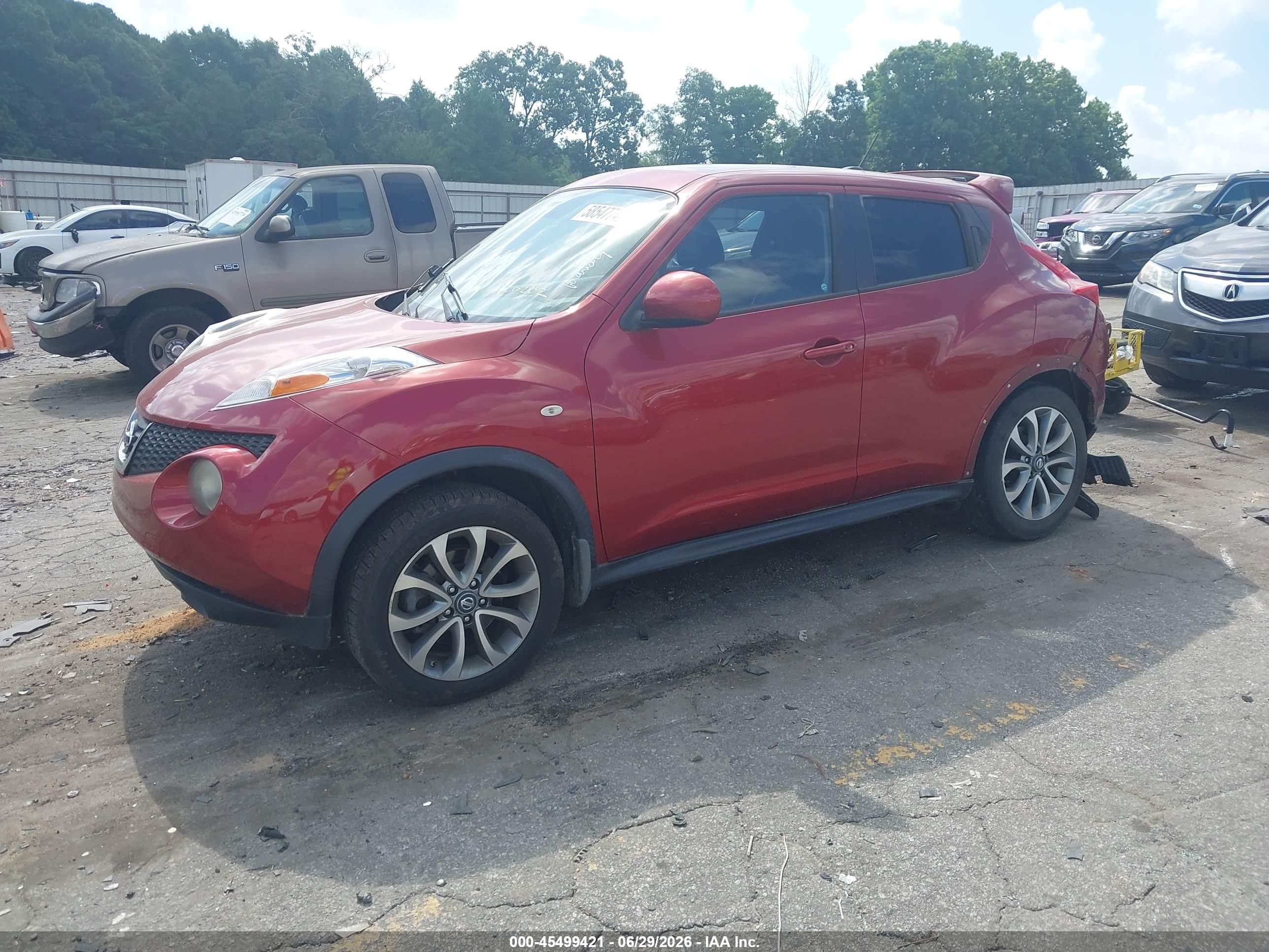 2012 Nissan Juke Sl Red vin: JN8AF5MV0CT120202