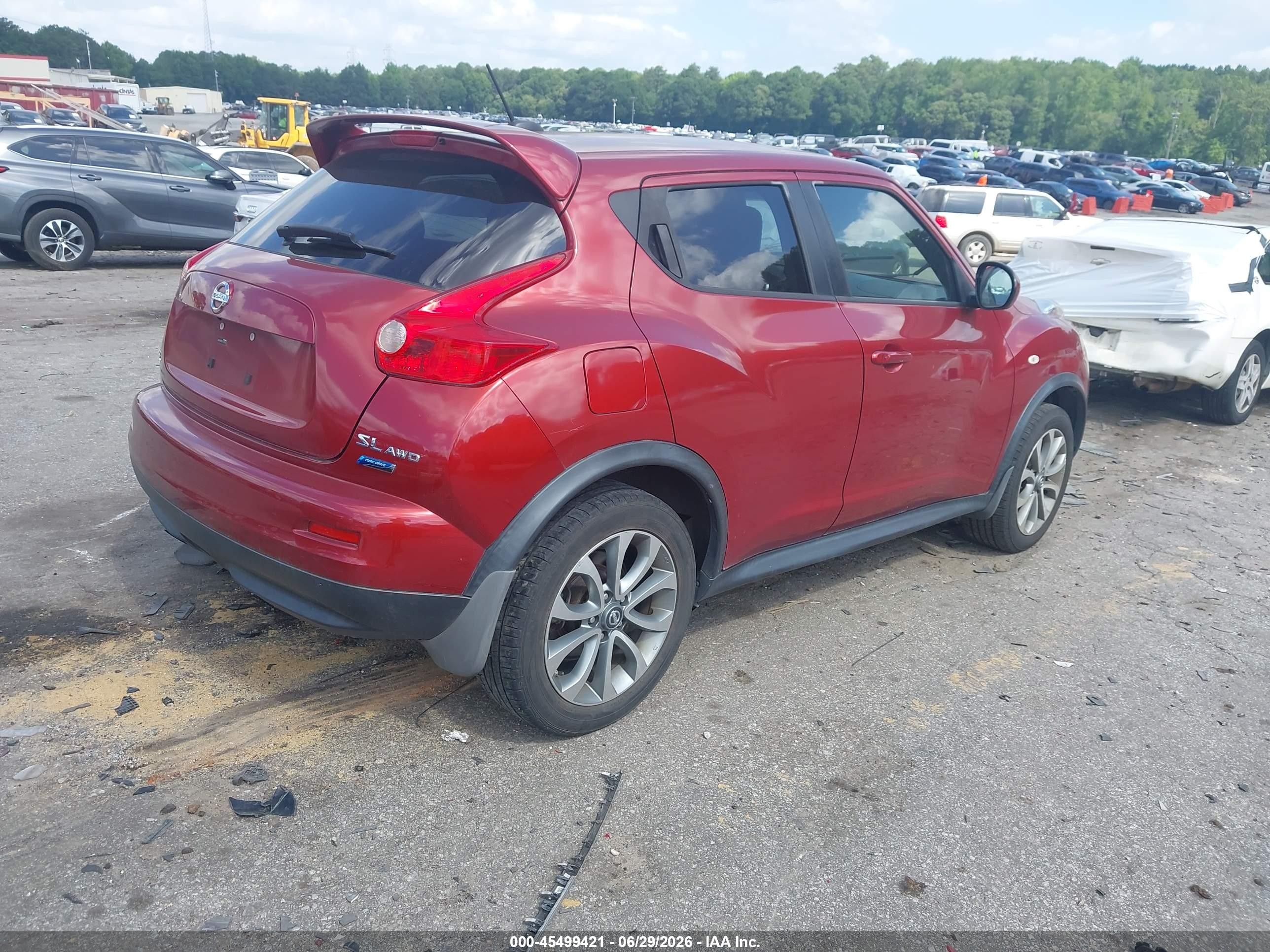 2012 Nissan Juke Sl Red vin: JN8AF5MV0CT120202