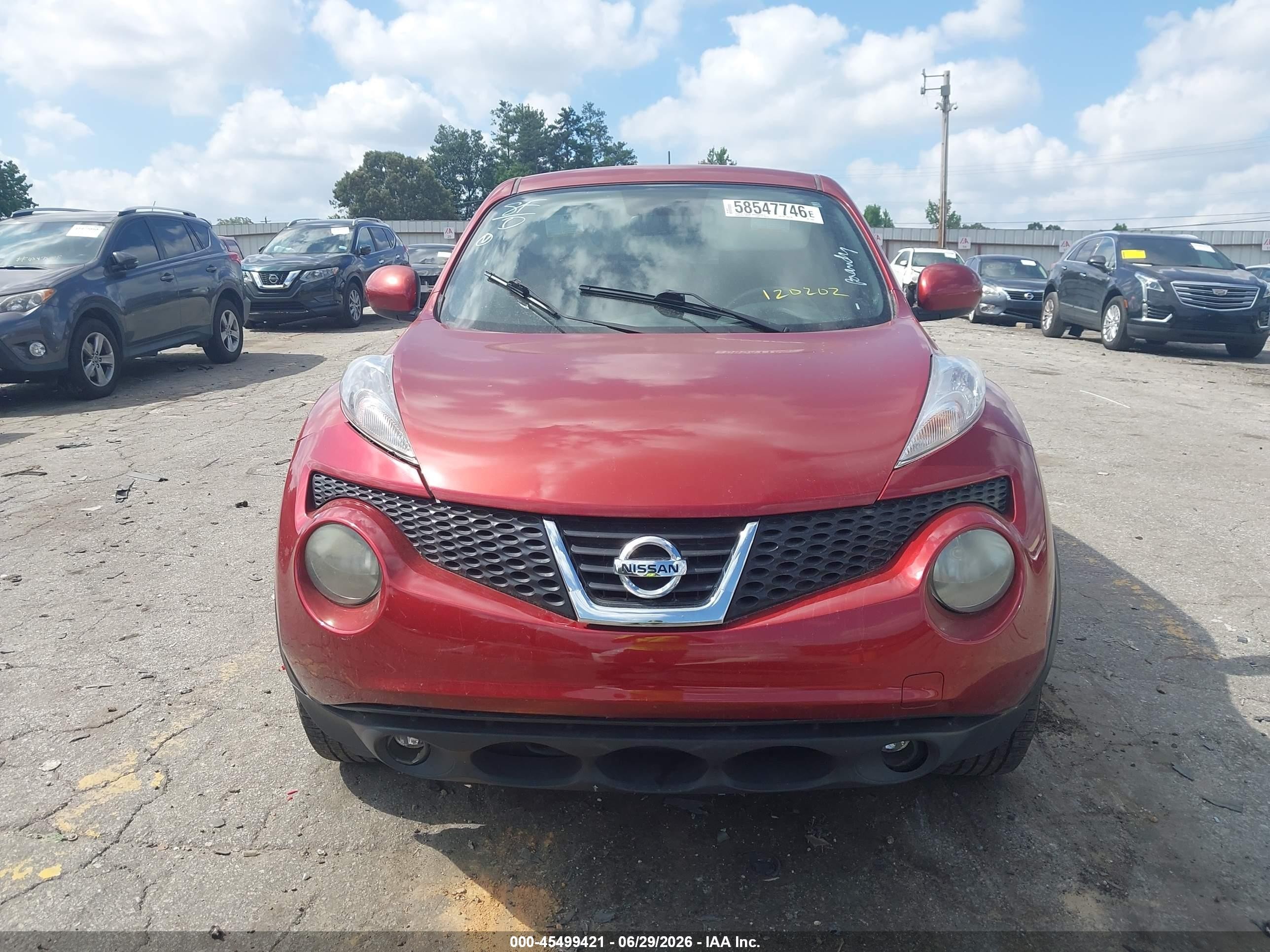 2012 Nissan Juke Sl Red vin: JN8AF5MV0CT120202