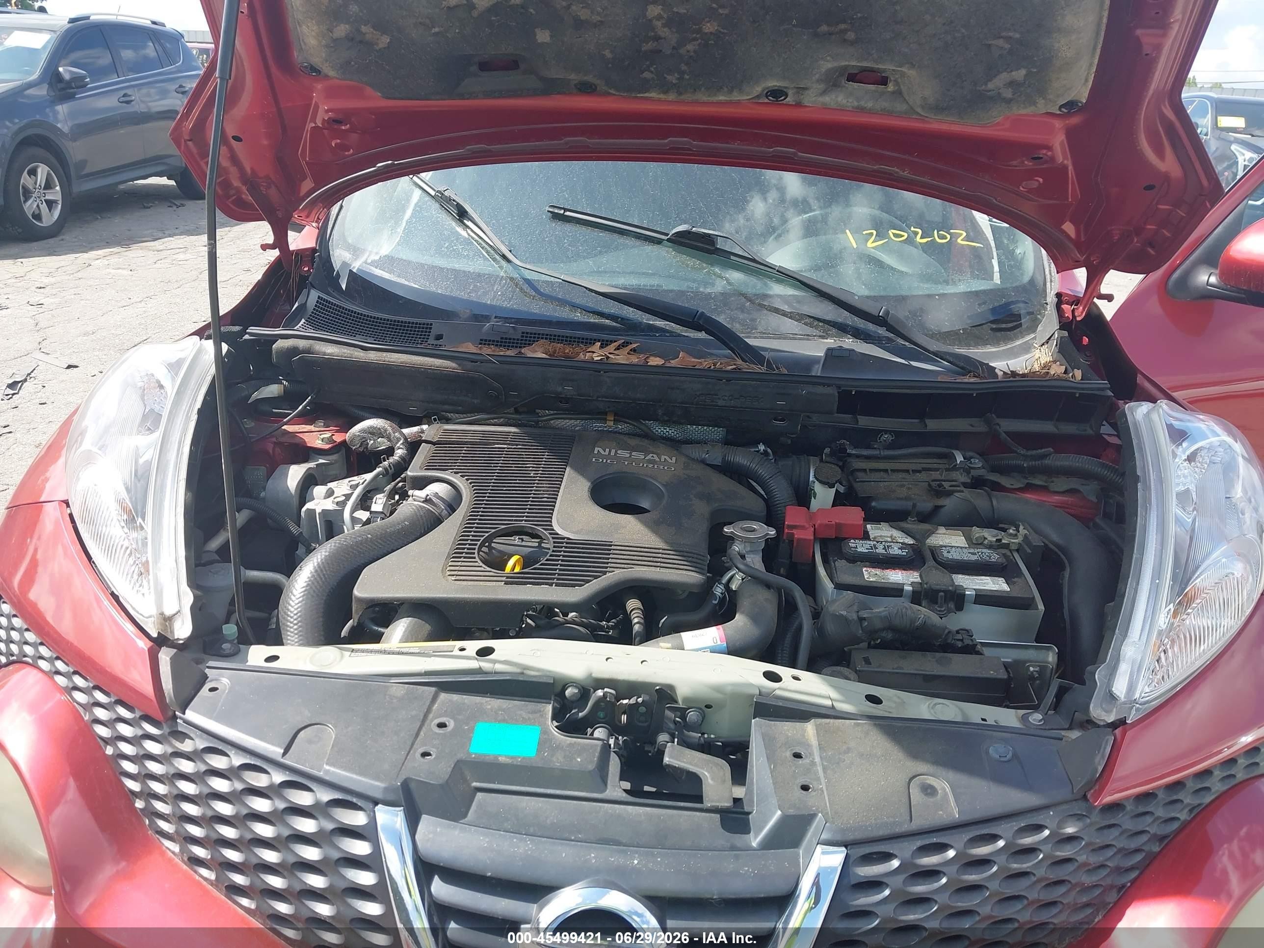 2012 Nissan Juke Sl Red vin: JN8AF5MV0CT120202