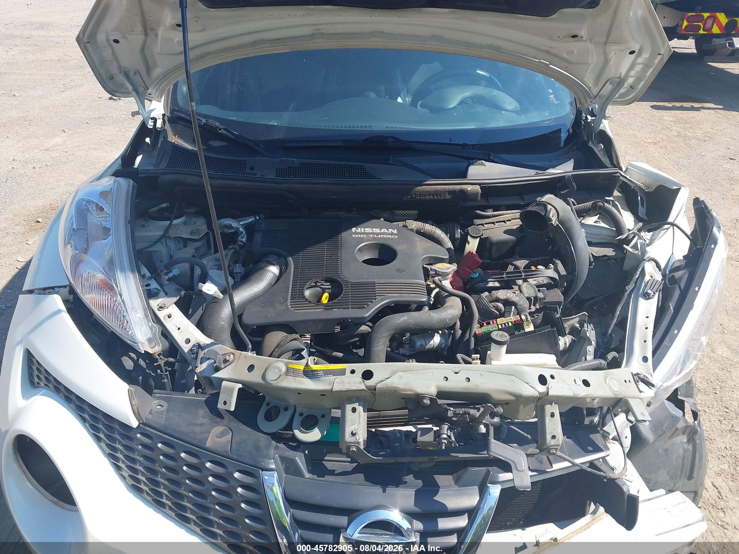 2013 Nissan Juke Sl White vin: JN8AF5MV0DT209012