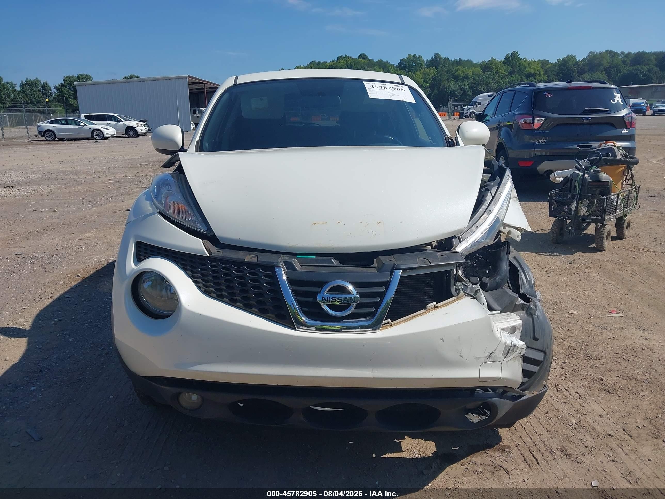 2013 Nissan Juke Sl White vin: JN8AF5MV0DT209012
