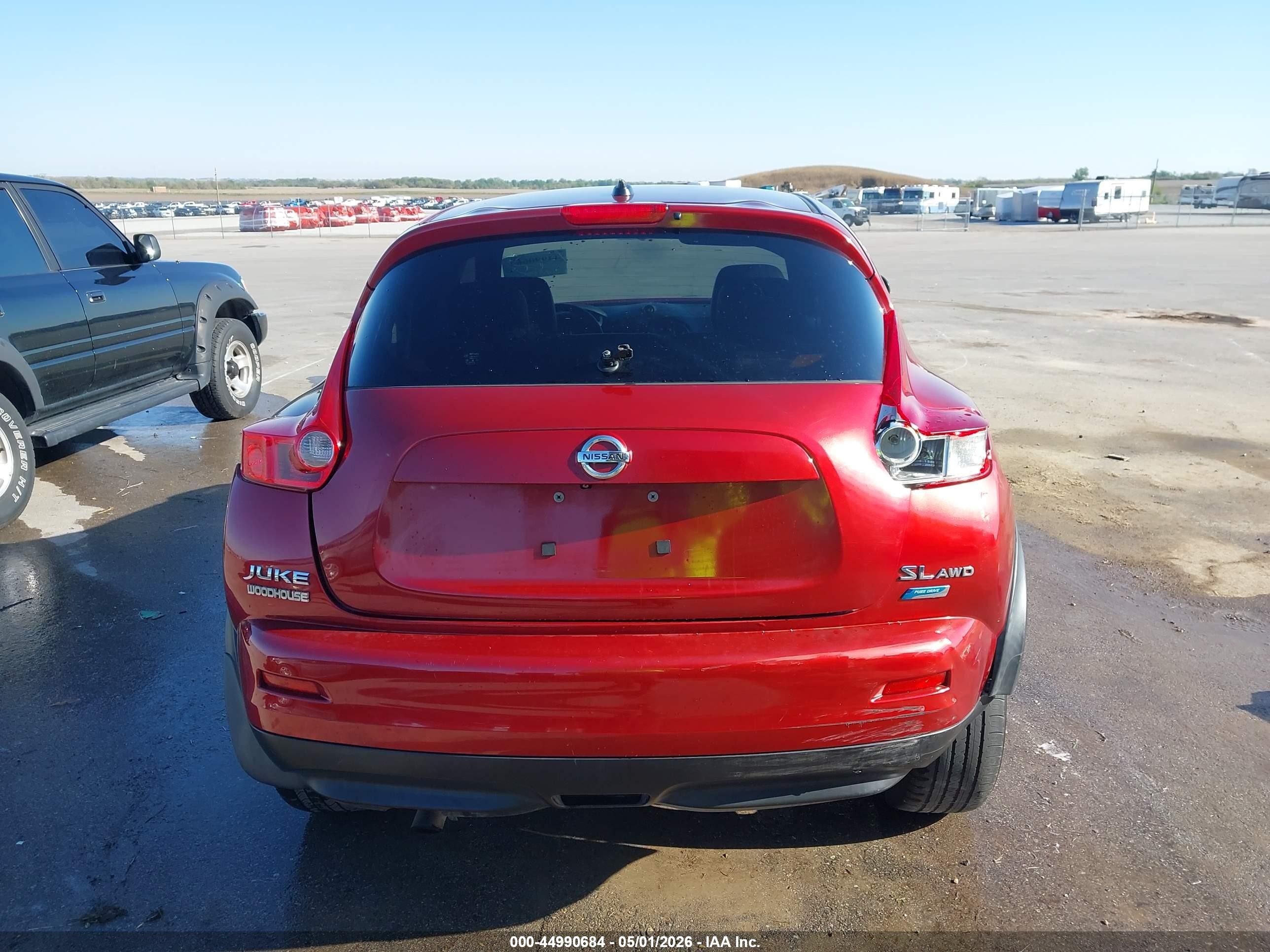2013 Nissan Juke Sl Red vin: JN8AF5MV0DT210404