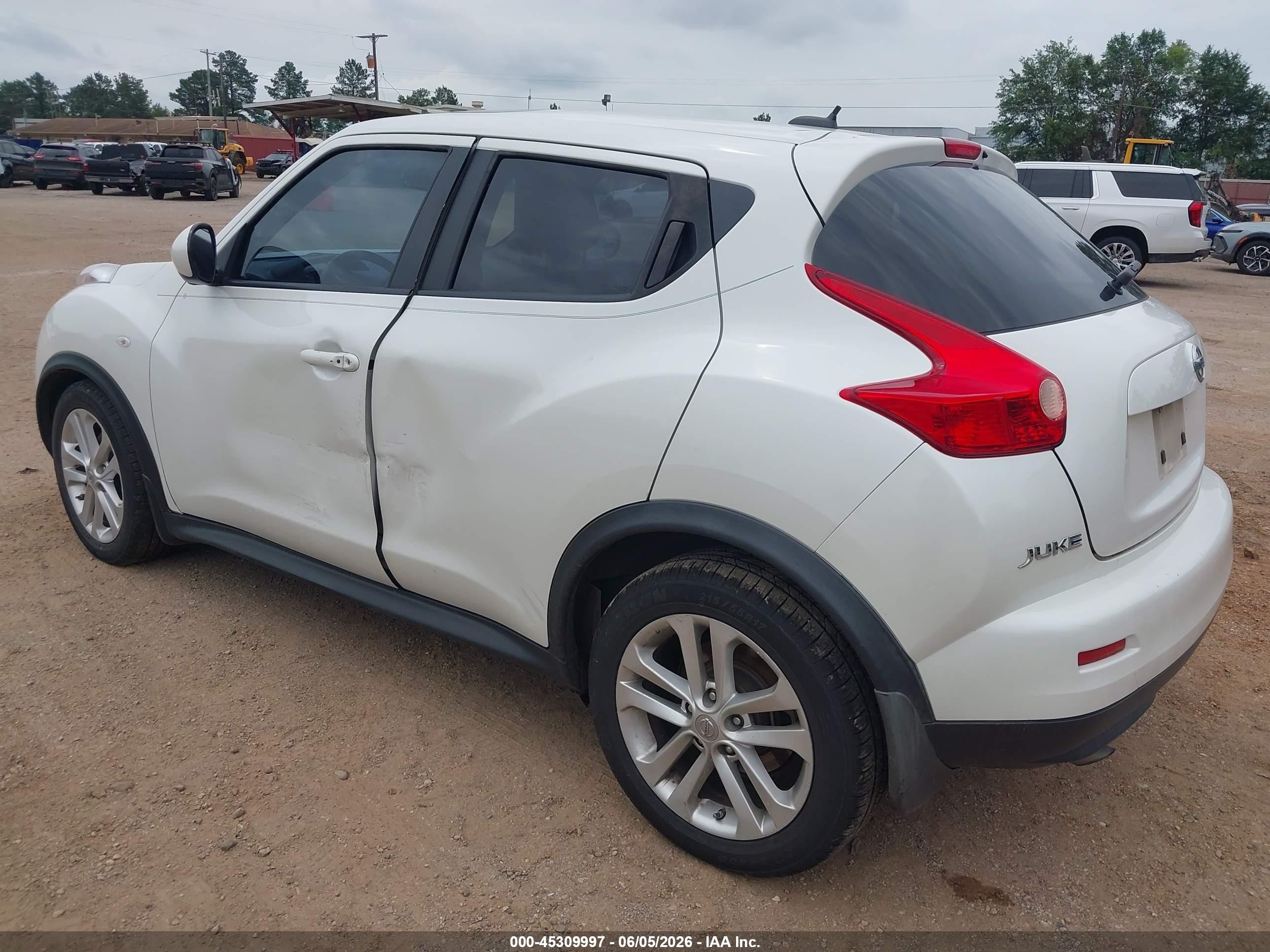 2013 Nissan Juke Sl White vin: JN8AF5MV0DT213903