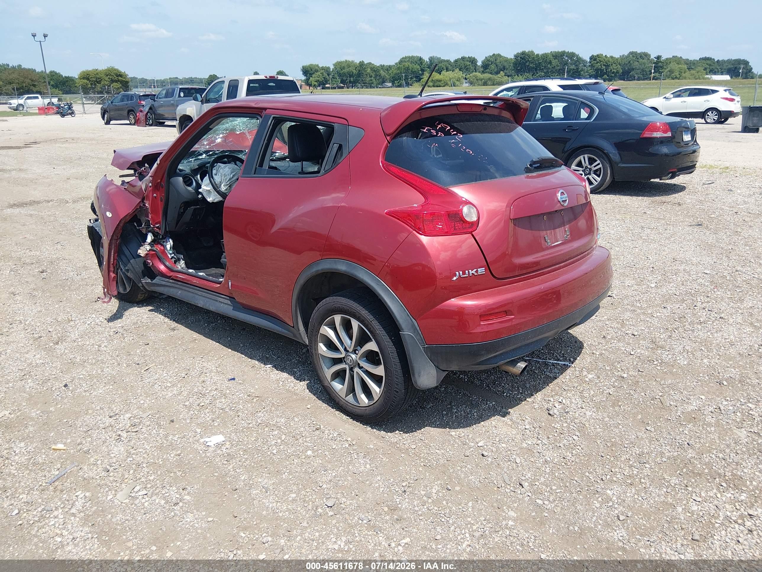 2013 Nissan Juke Sl Red vin: JN8AF5MV0DT214260