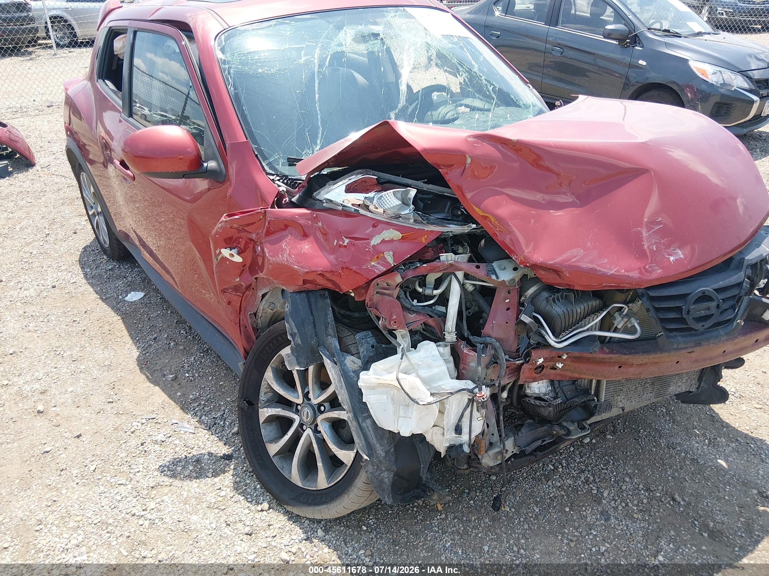 2013 Nissan Juke Sl Red vin: JN8AF5MV0DT214260