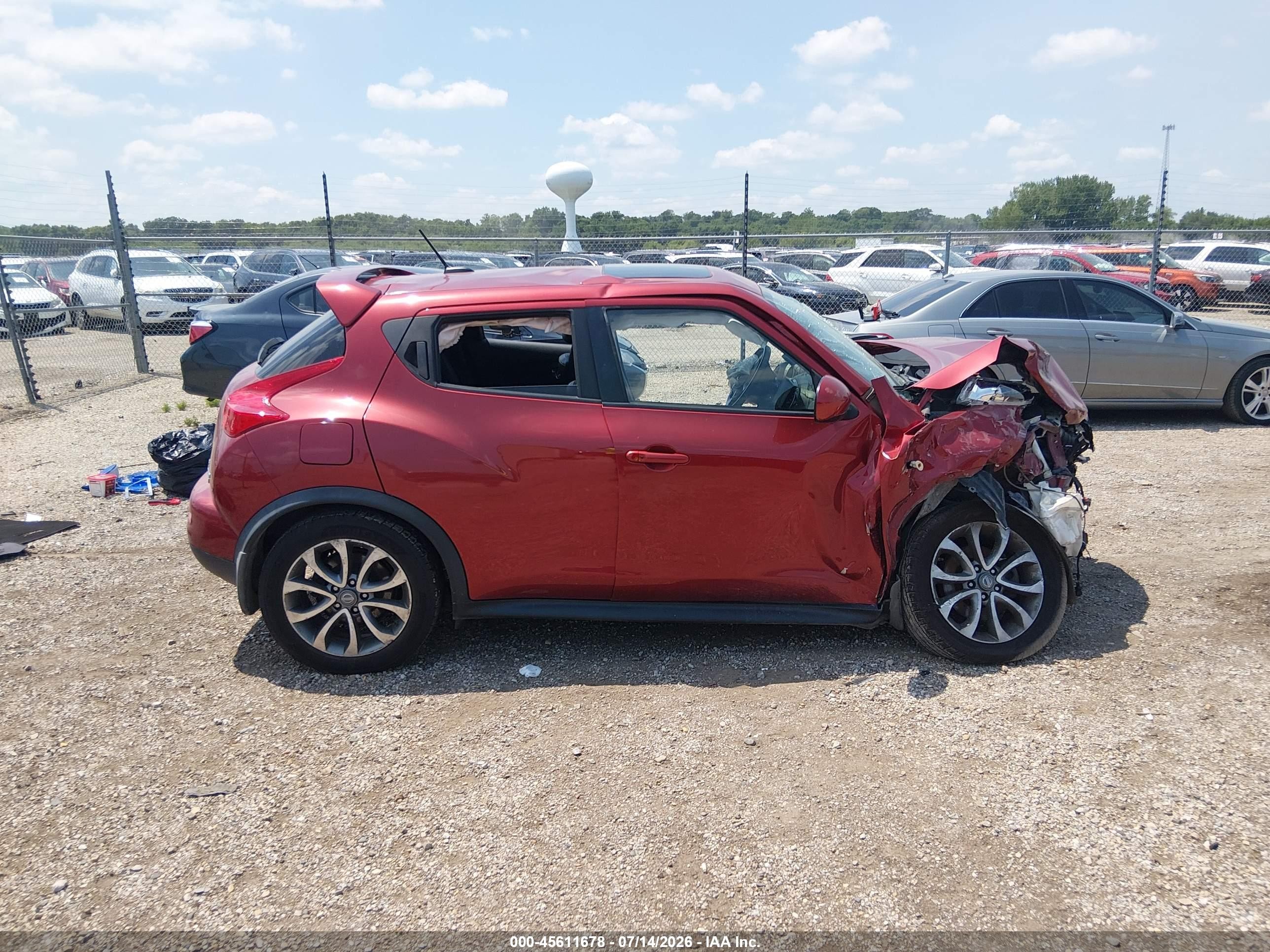 2013 Nissan Juke Sl Red vin: JN8AF5MV0DT214260
