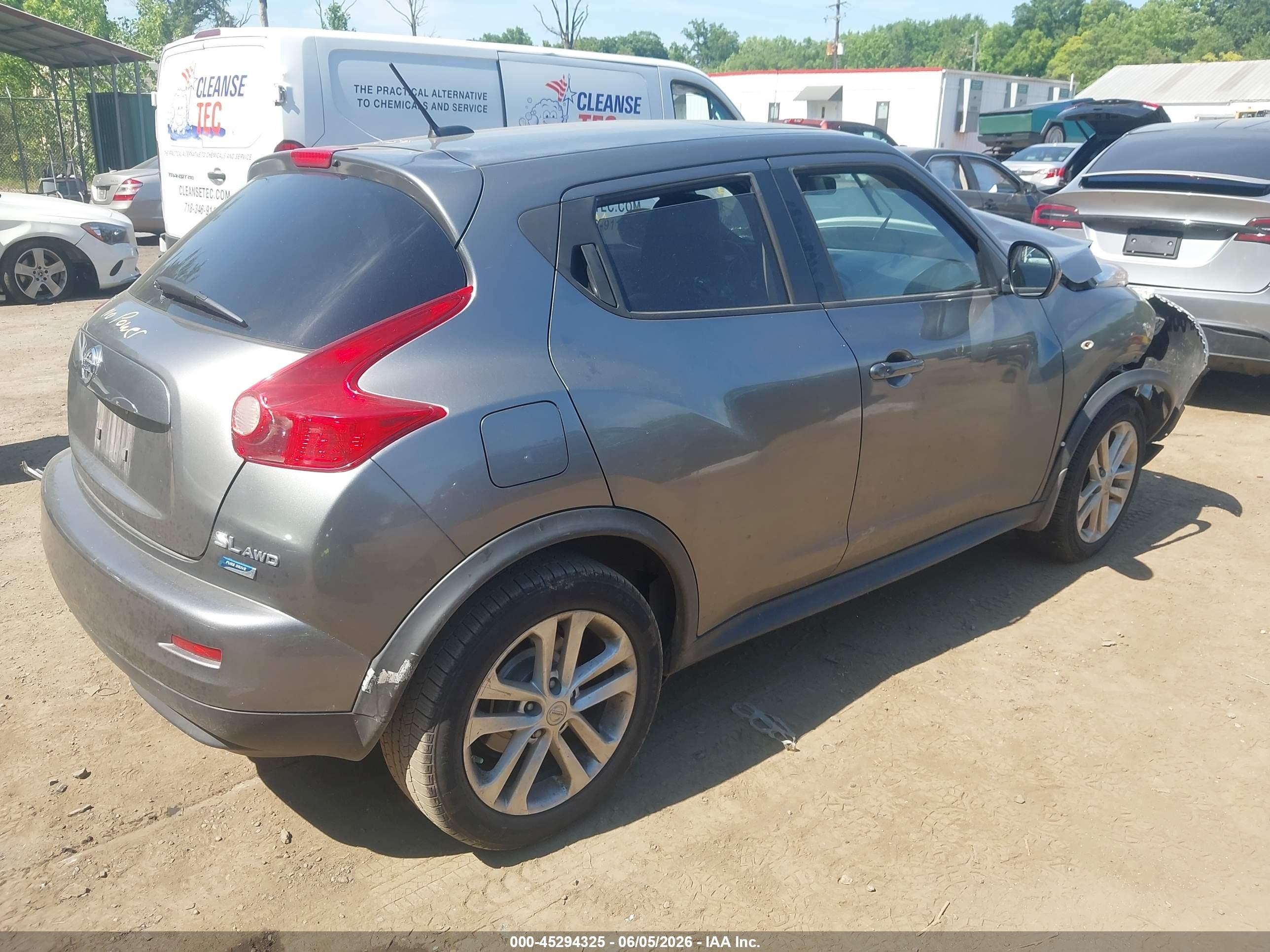 2013 Nissan Juke Nismo/s/sl/sv Gray vin: JN8AF5MV0DT215523