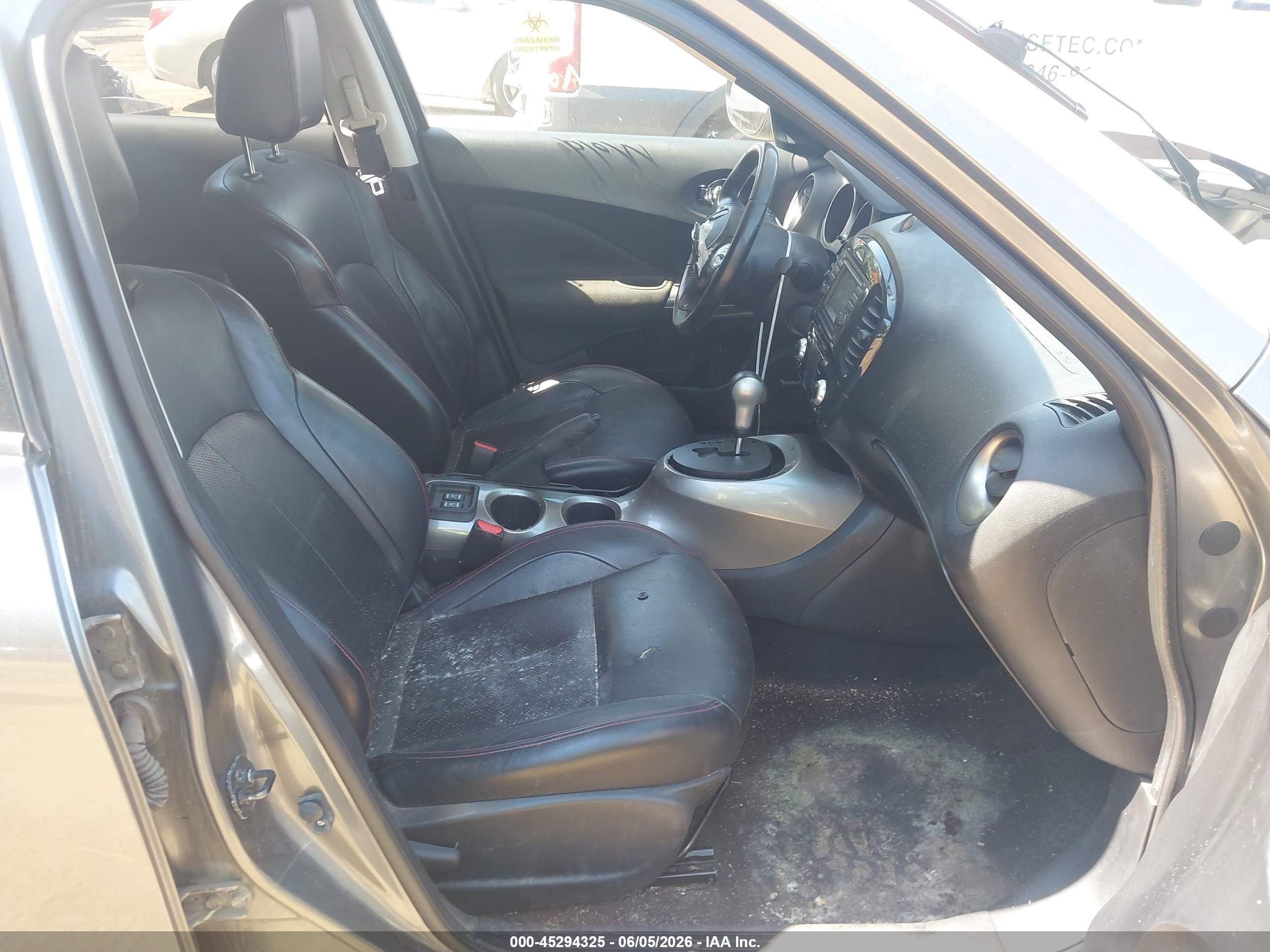 2013 Nissan Juke Nismo/s/sl/sv Gray vin: JN8AF5MV0DT215523